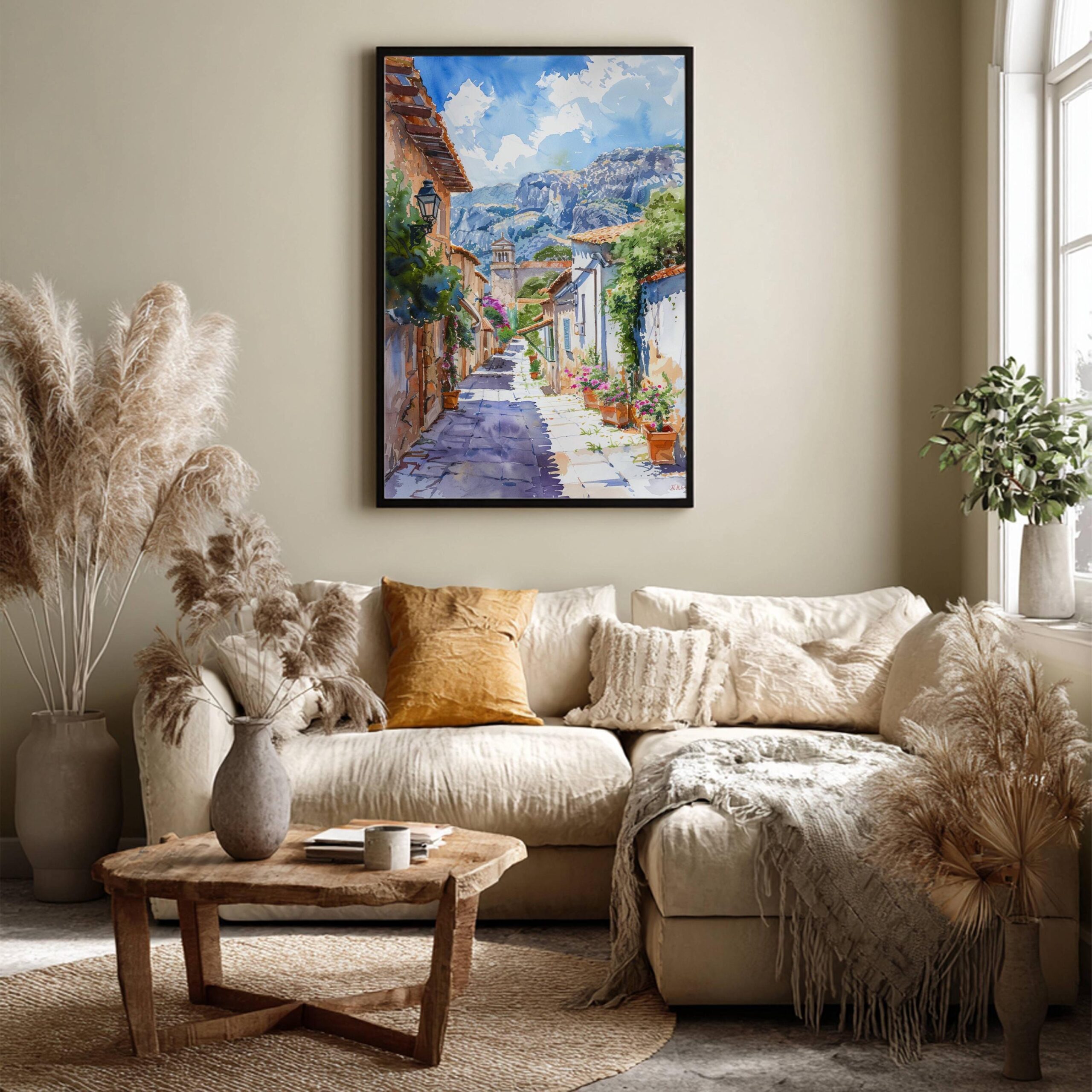 Palermo Sicily Italy Watercolor: Travel Art Print - Image 7