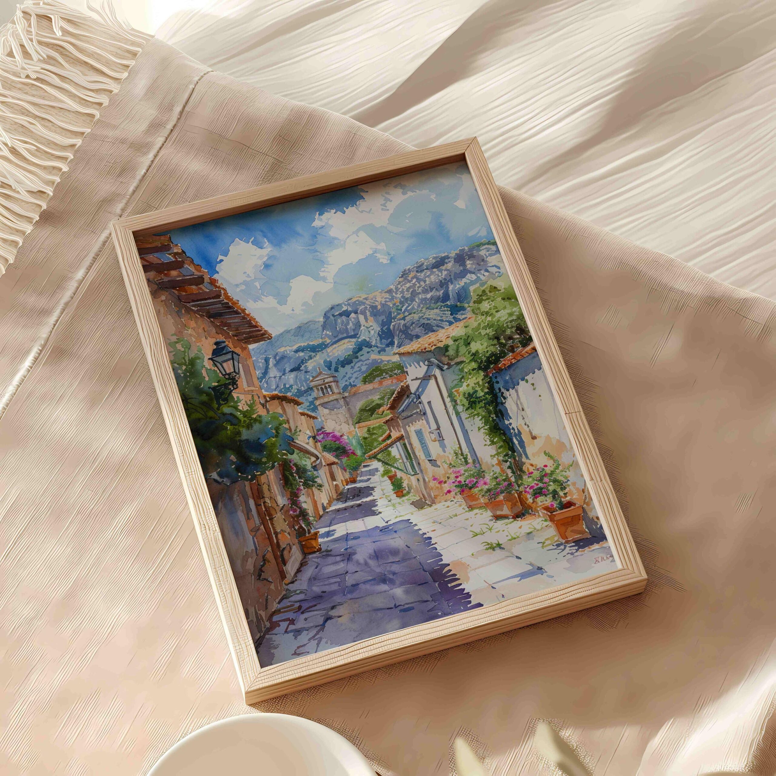 Palermo Sicily Italy Watercolor: Travel Art Print - Image 9