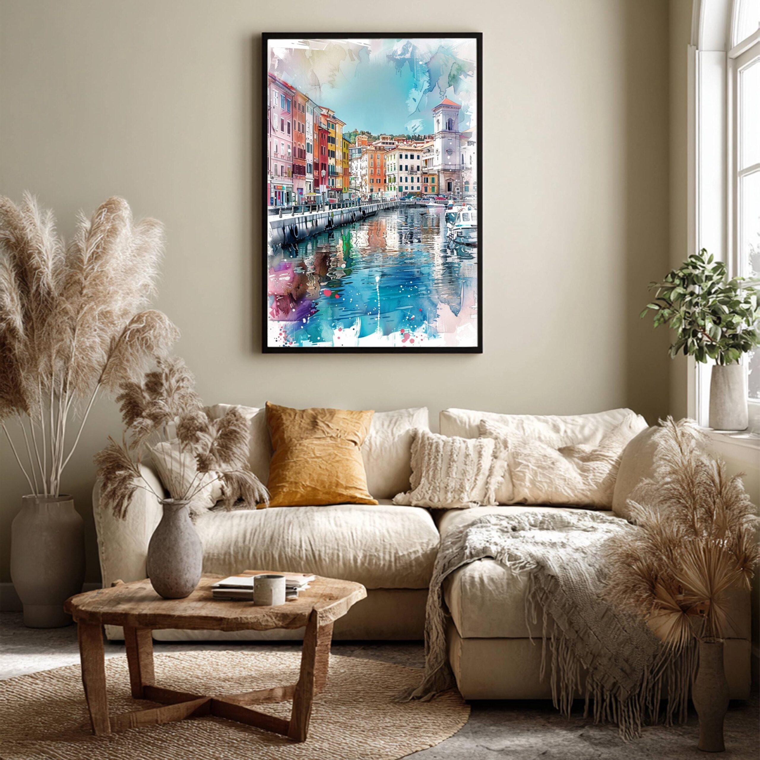 Trieste Italy Watercolor: Travel Art Print - Image 7