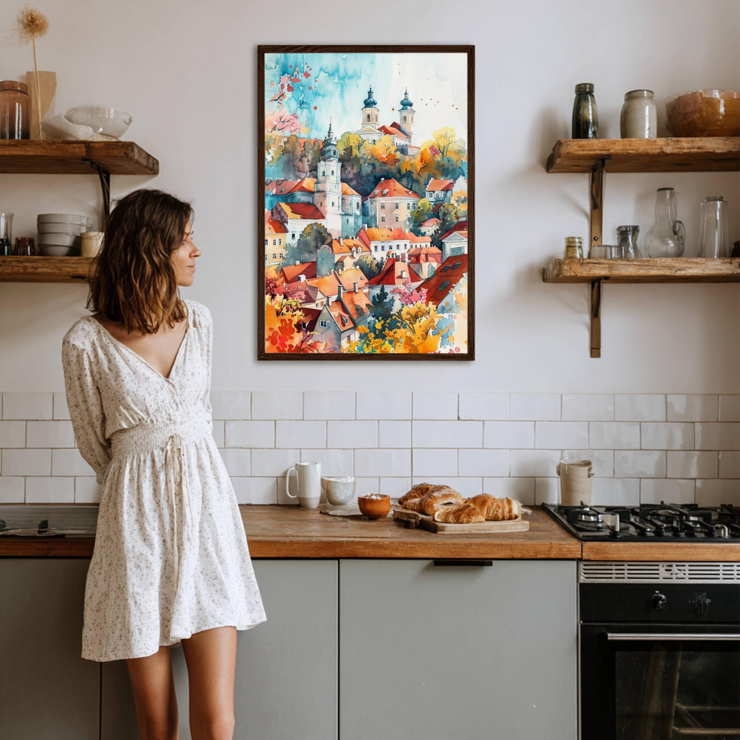 Lithuania Europe Watercolor: Travel Art Poster - Image 4