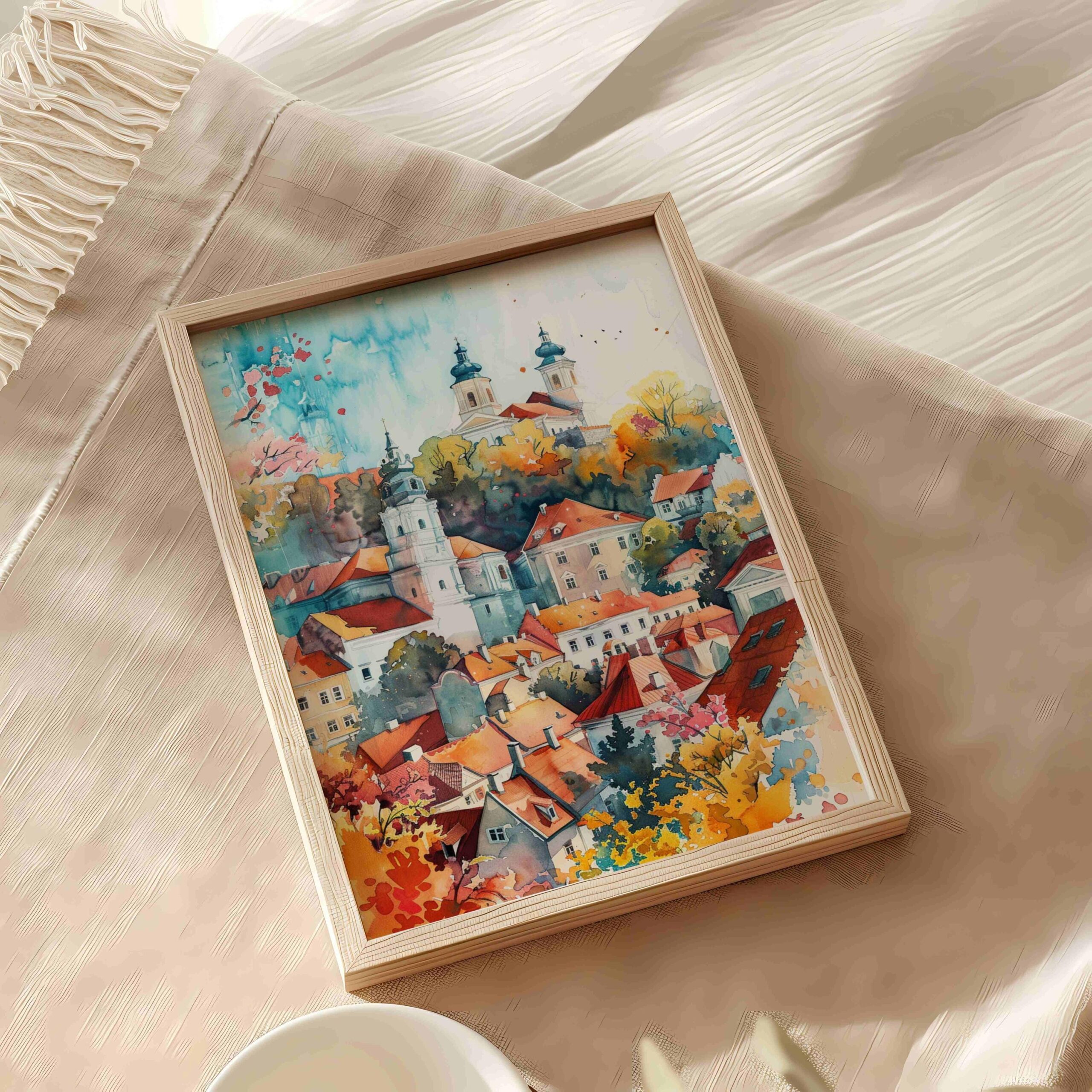 Lithuania Europe Watercolor: Travel Art Poster - Image 9