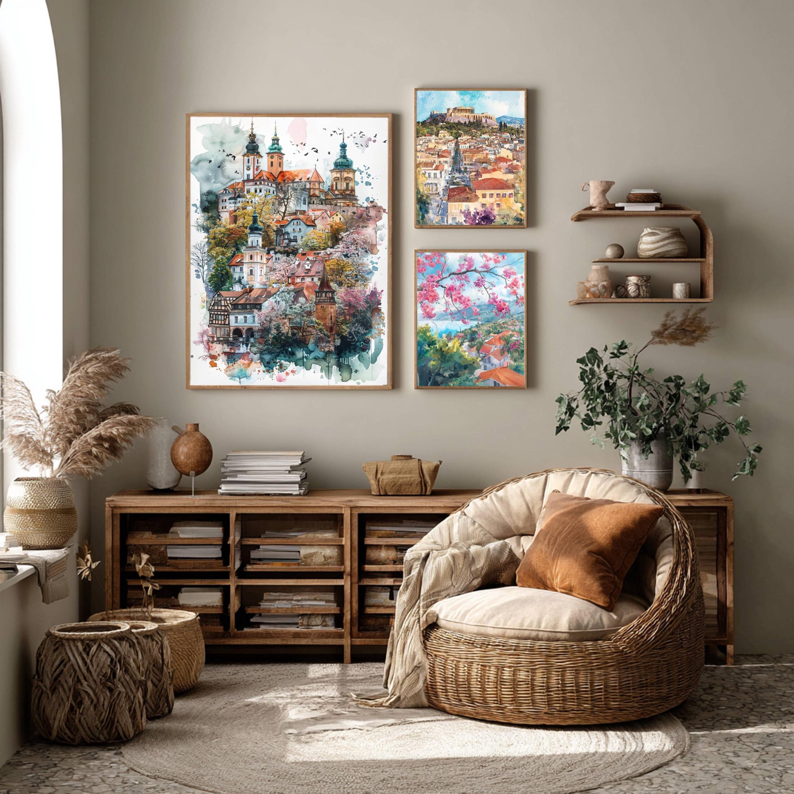Poland Europe Watercolor: Vacation Travel Art Poster - Image 2
