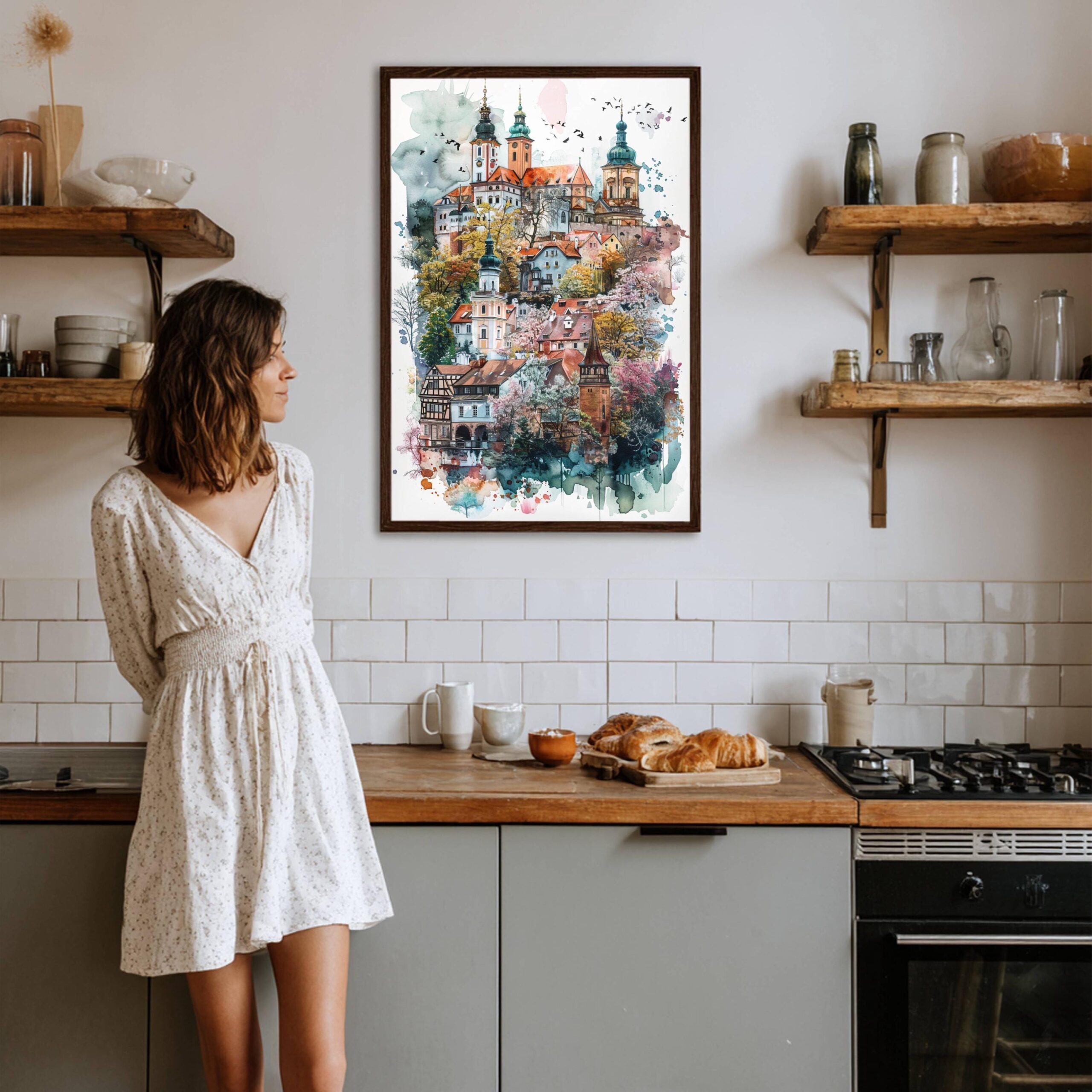 Poland Europe Watercolor: Vacation Travel Art Poster - Image 4
