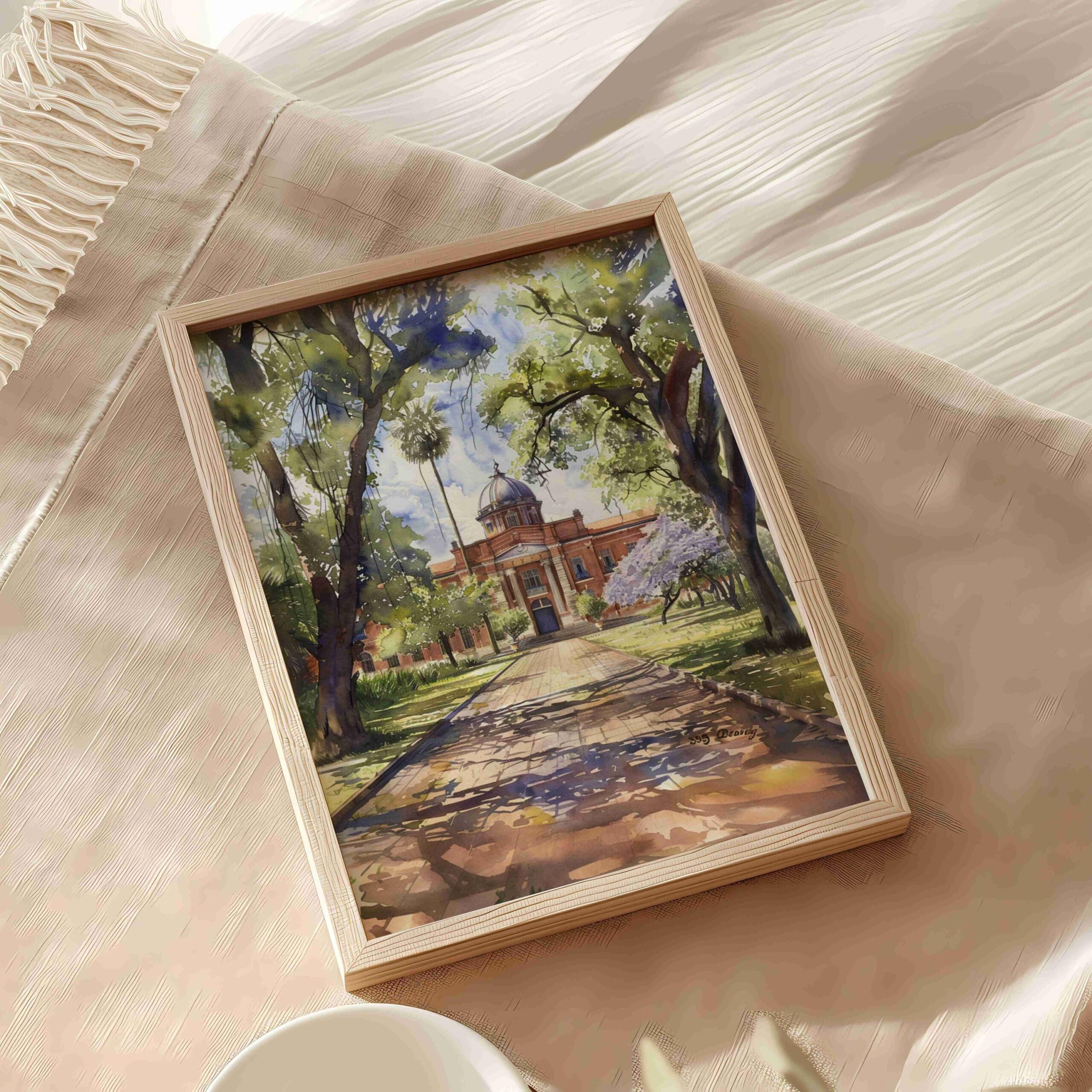 Paraguay South America Watercolor: Vacation Travel Art Poster - Image 9