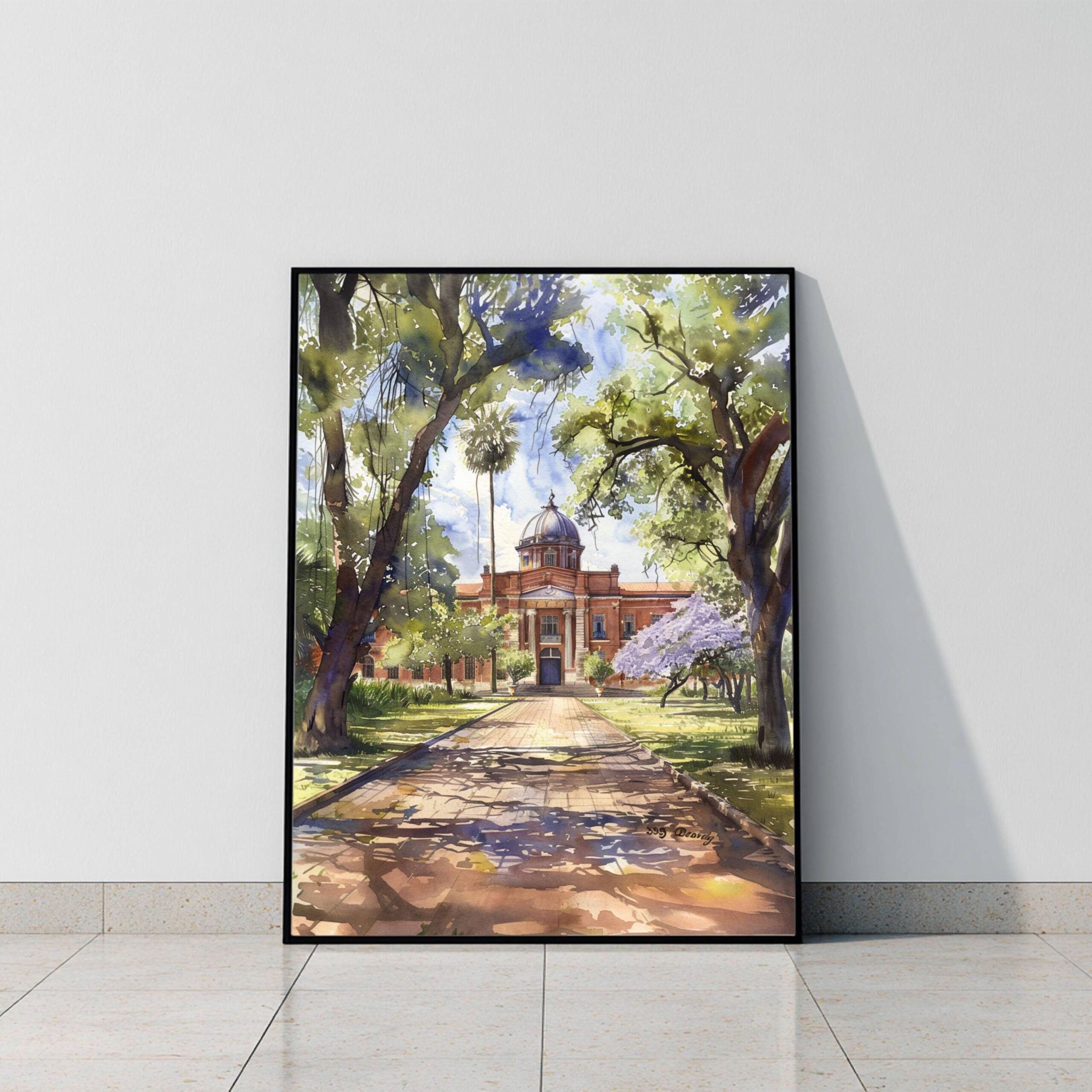 Paraguay South America Watercolor: Vacation Travel Art Poster - Image 8