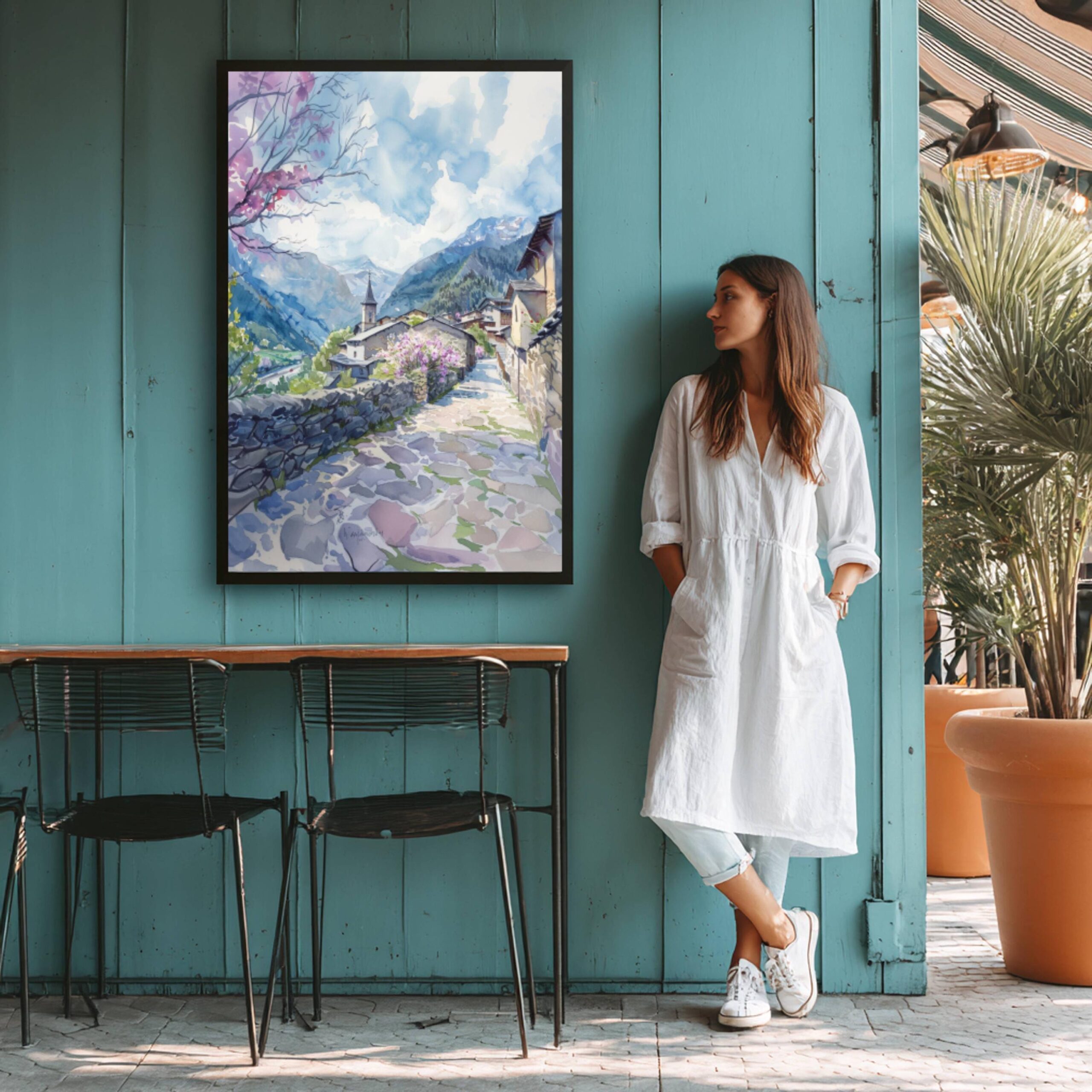 Andorra Europe Watercolor: Travel Art Poster Print - Image 5