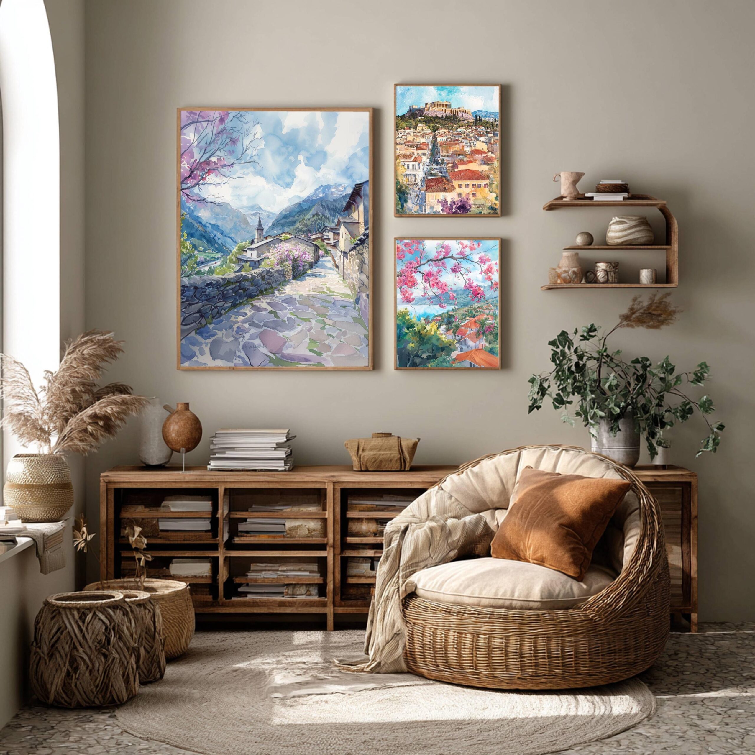 Andorra Europe Watercolor: Travel Art Poster Print - Image 2