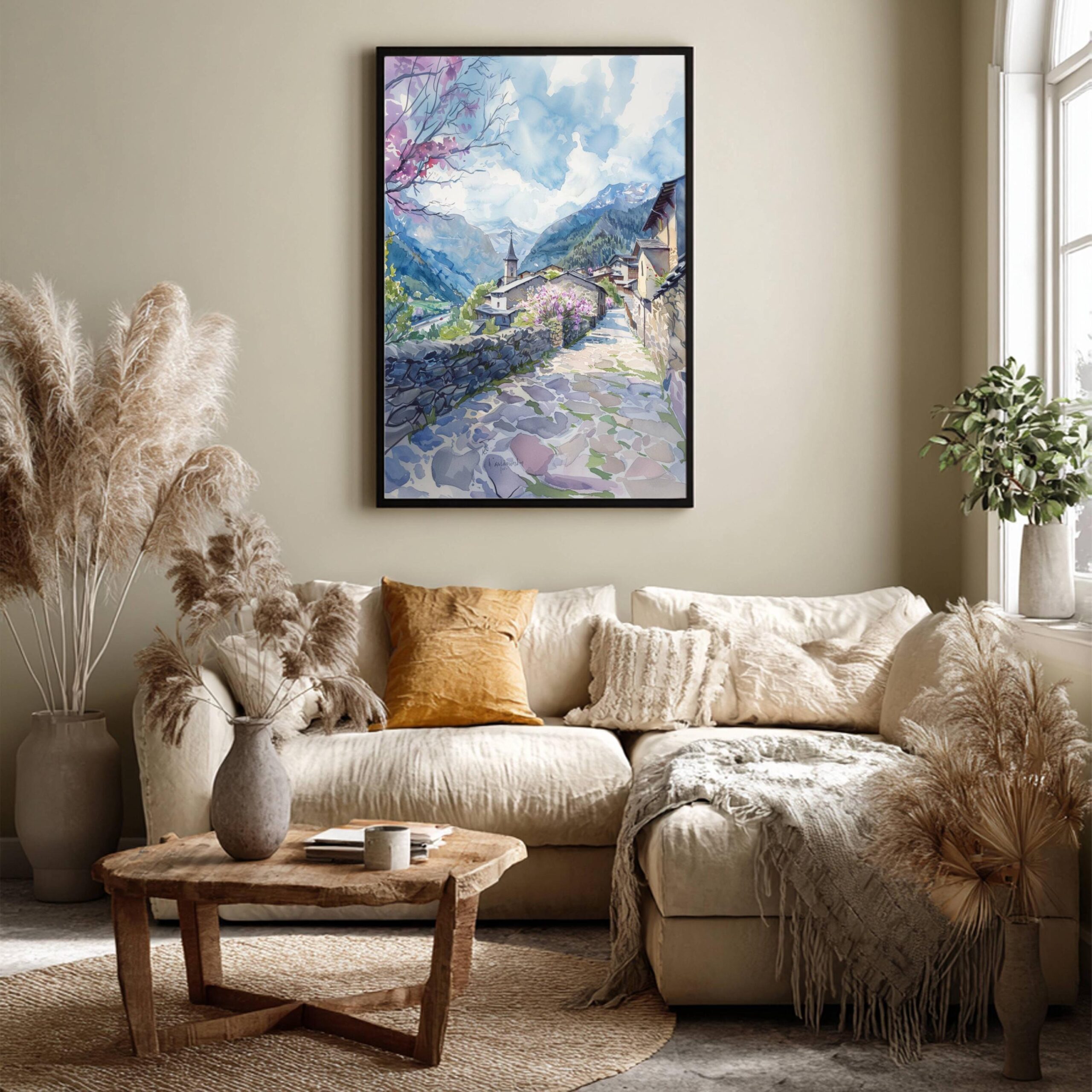 Andorra Europe Watercolor: Travel Art Poster Print - Image 7