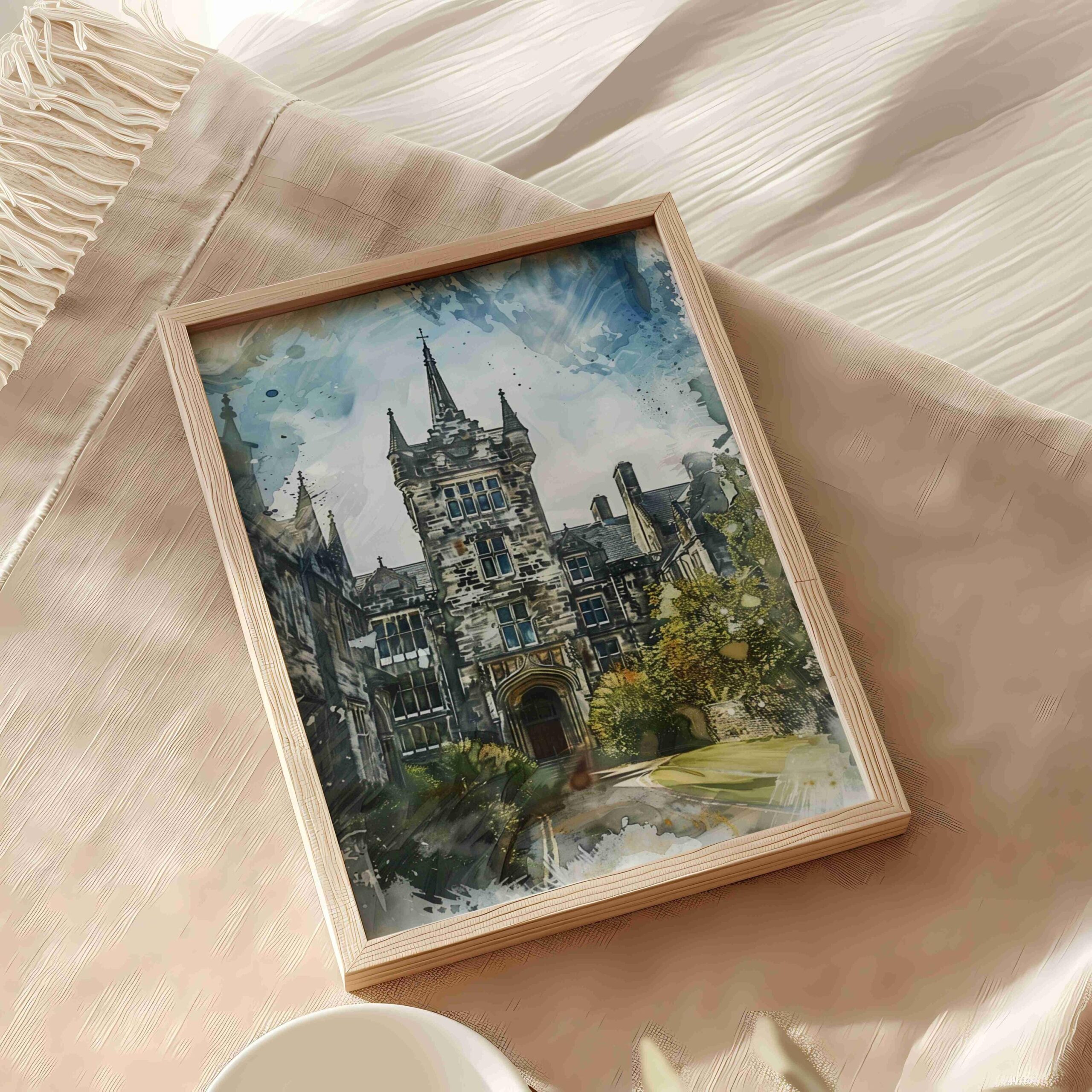St Andrew's University Scotland Watercolor Print: Travel Art Poster - Image 7