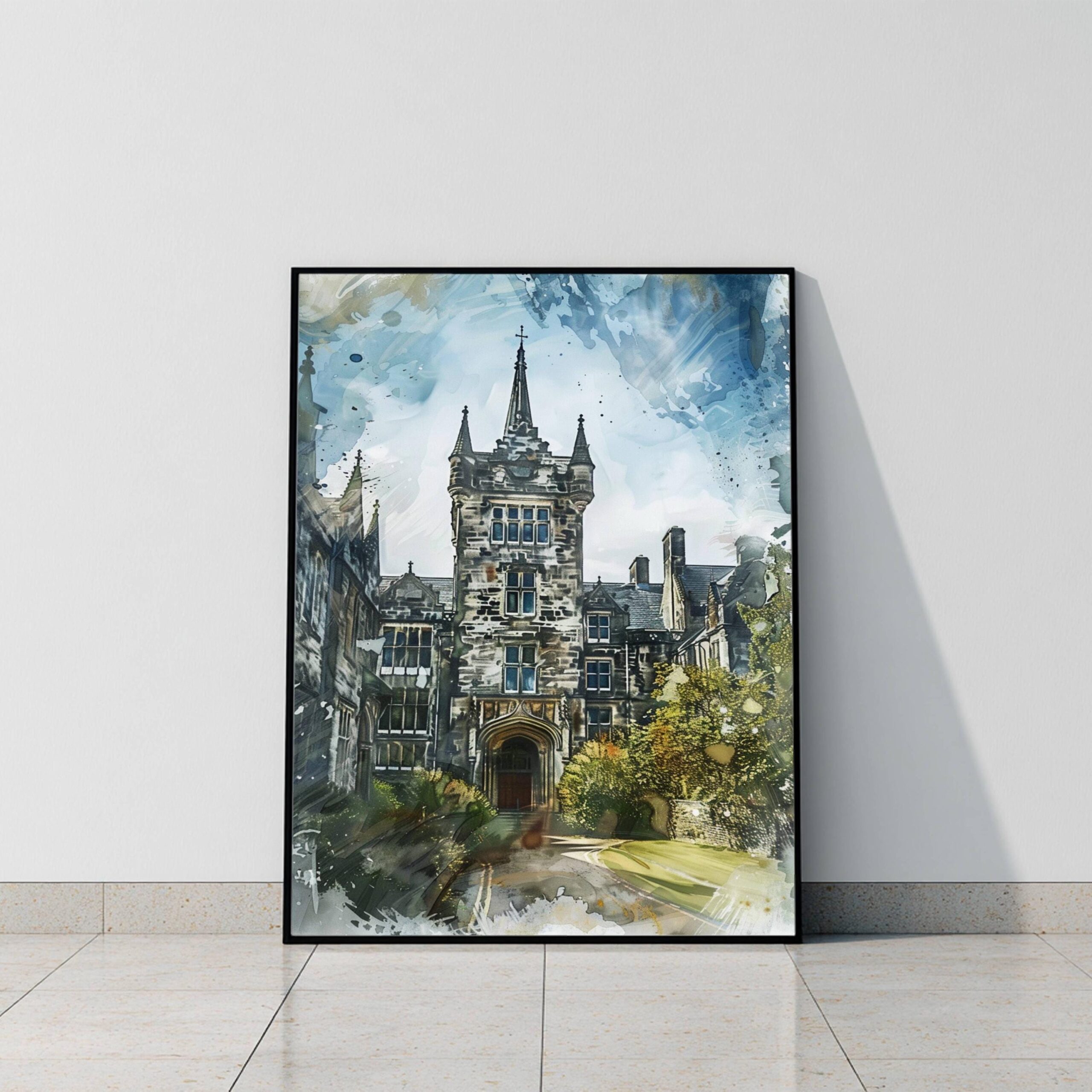 St Andrew's University Scotland Watercolor Print: Travel Art Poster - Image 8