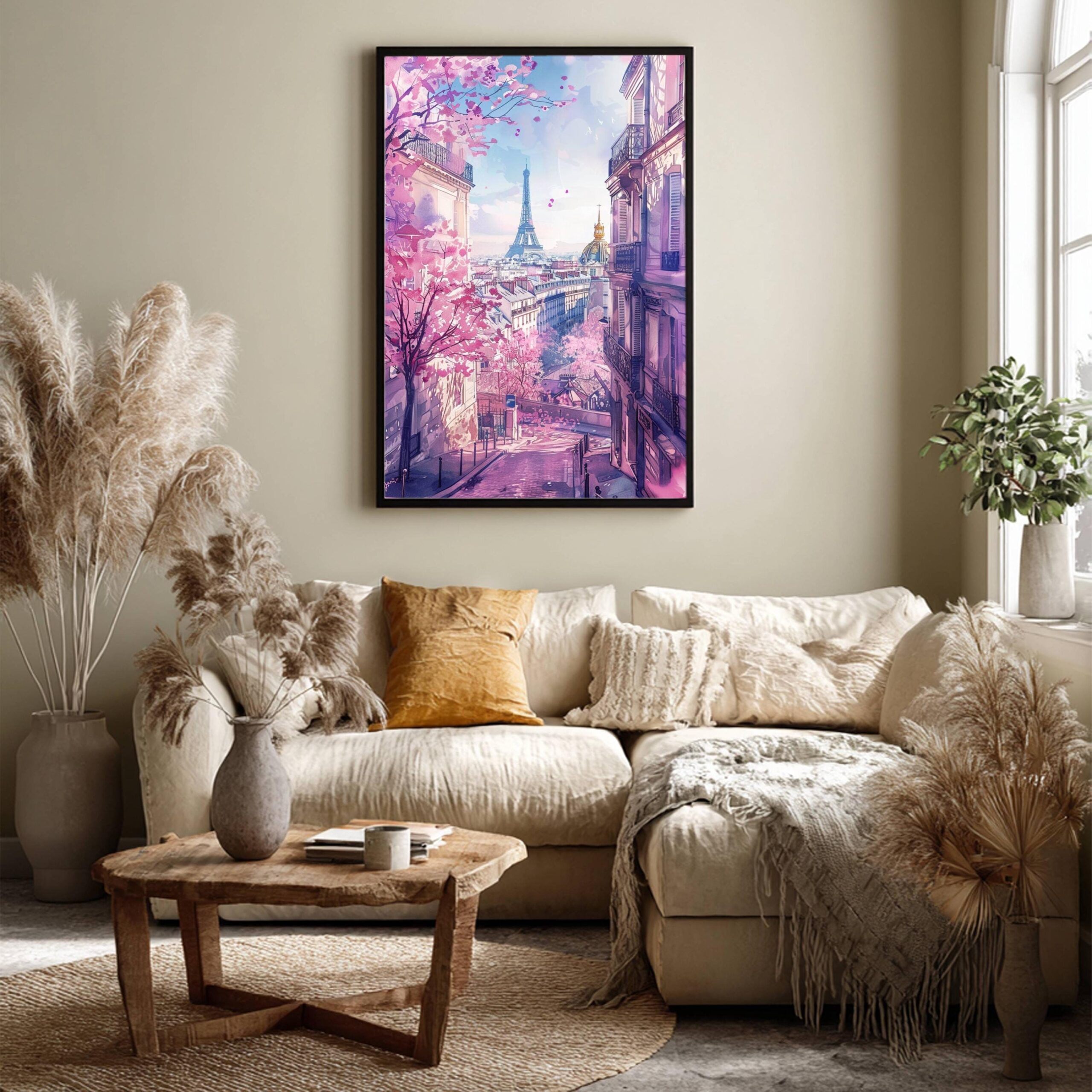 Paris France Watercolor: French Art Travel Poster - Image 4