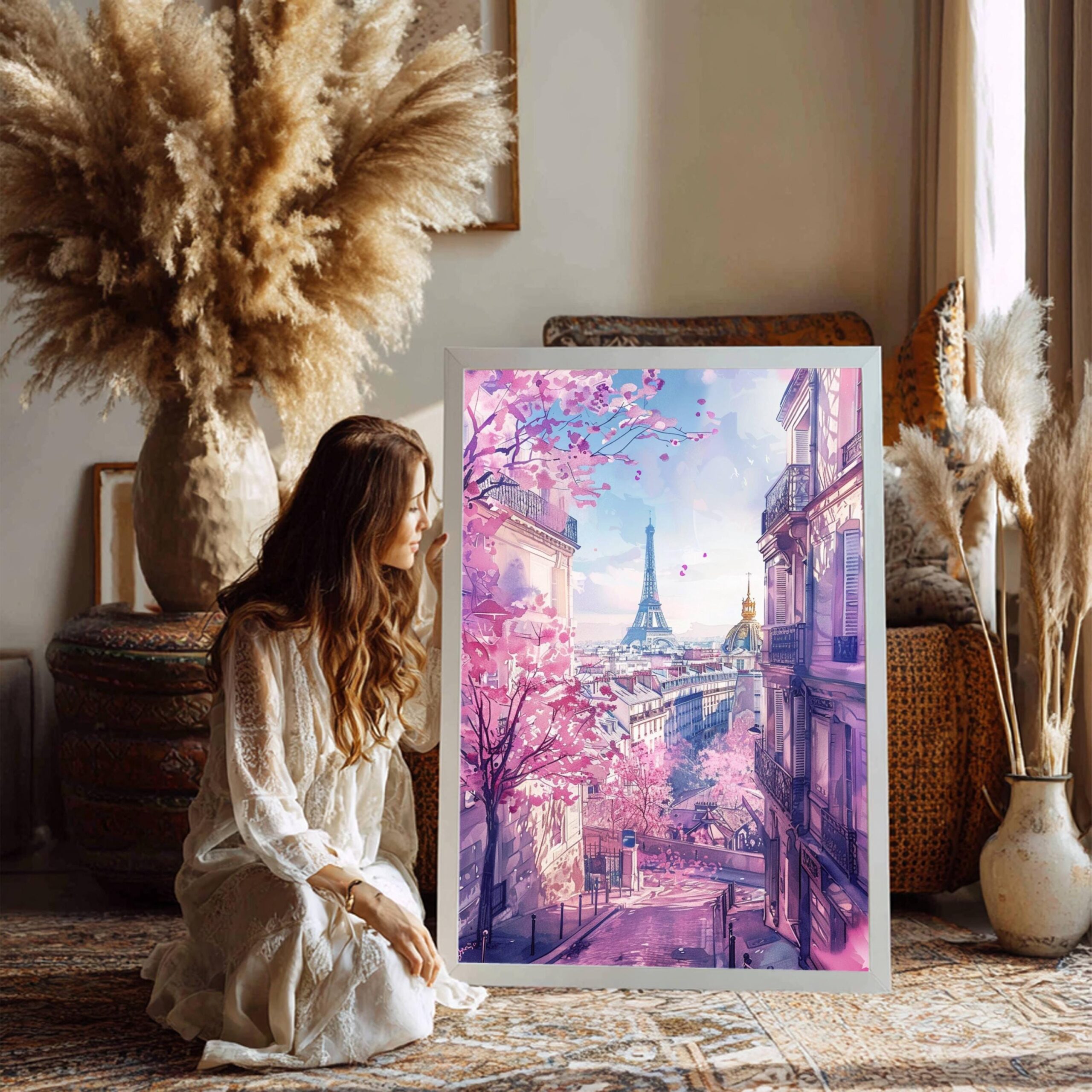 Paris France Watercolor: French Art Travel Poster - Image 7