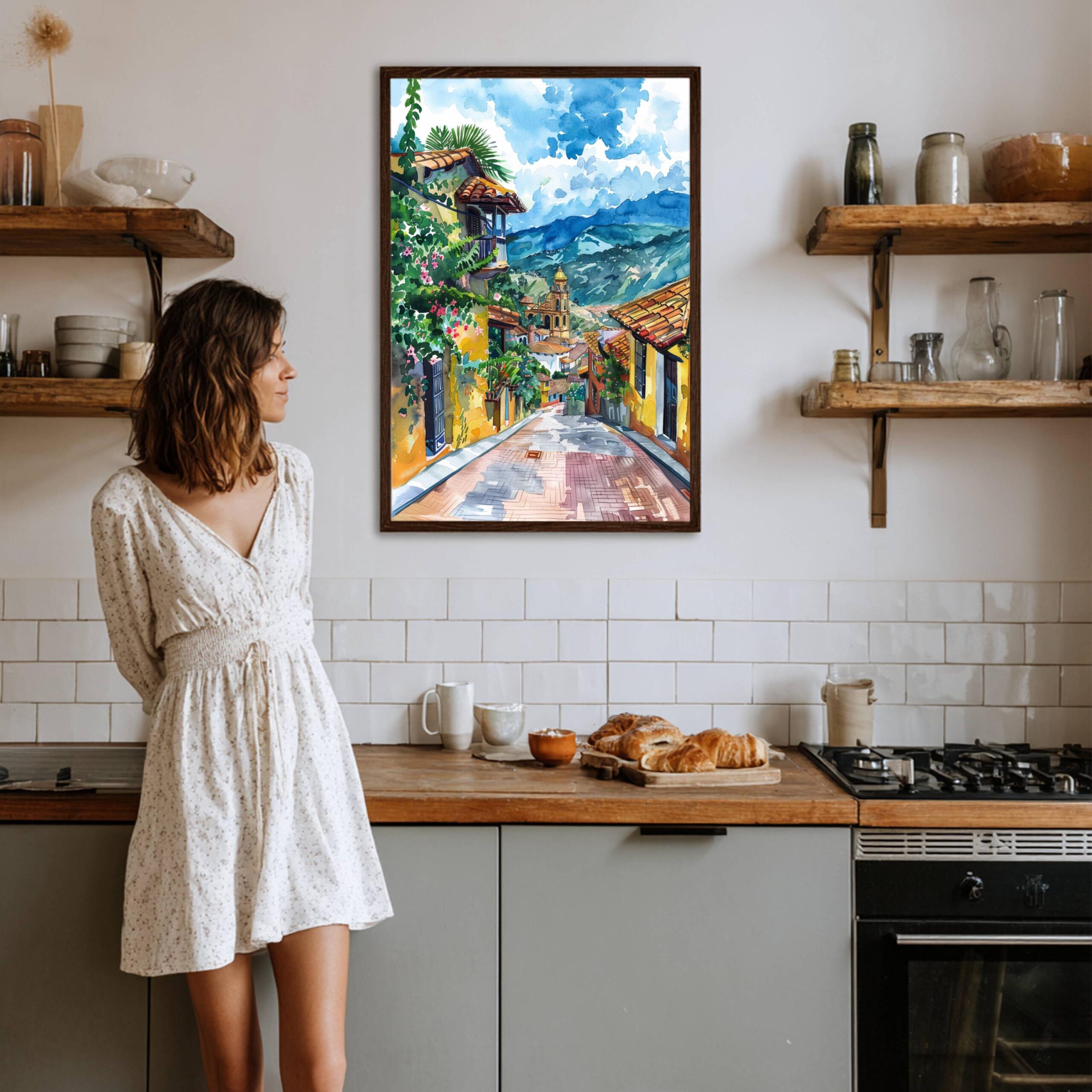 Colombia South America Watercolor Print: Travel Art Poster - Image 7