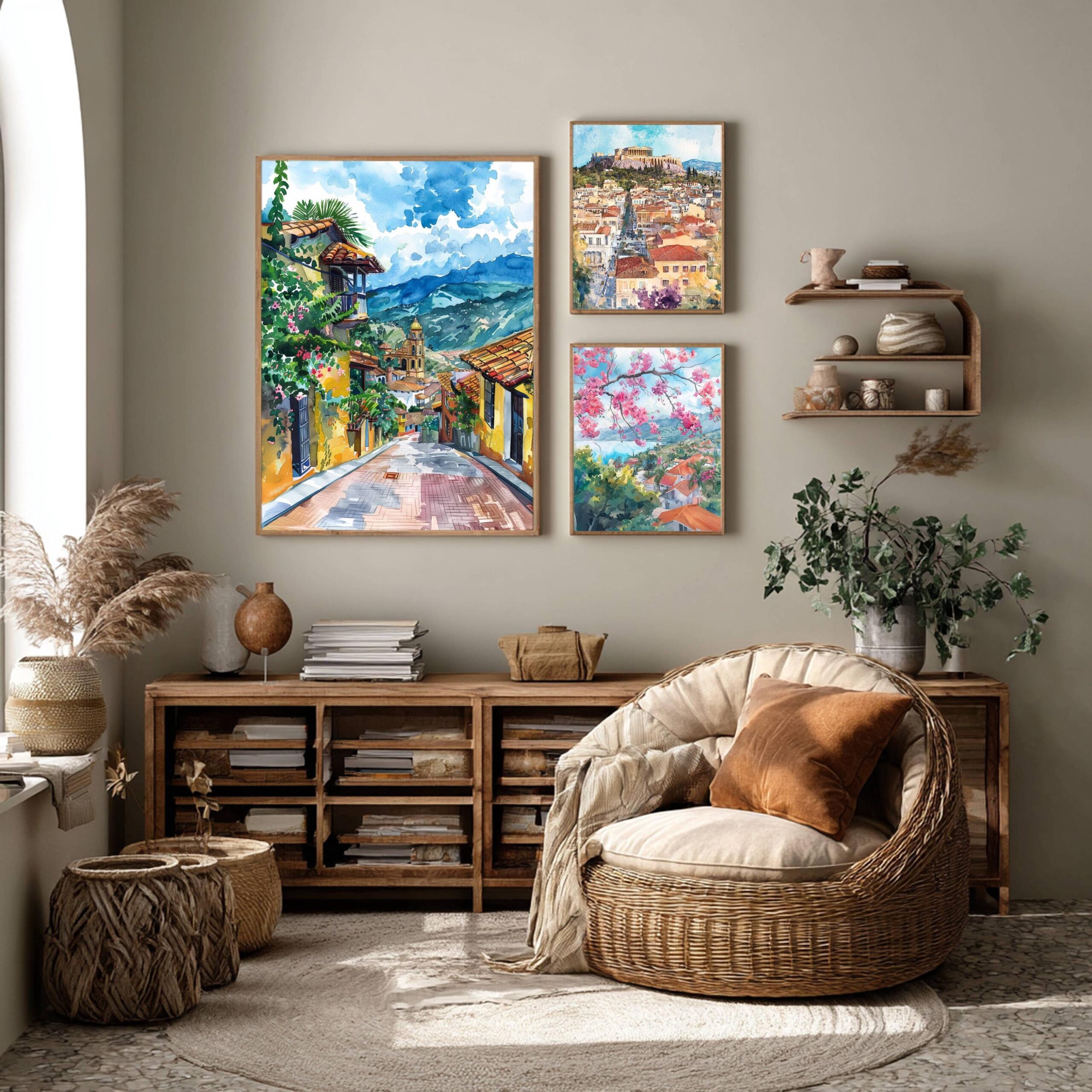 Colombia South America Watercolor Print: Travel Art Poster - Image 2