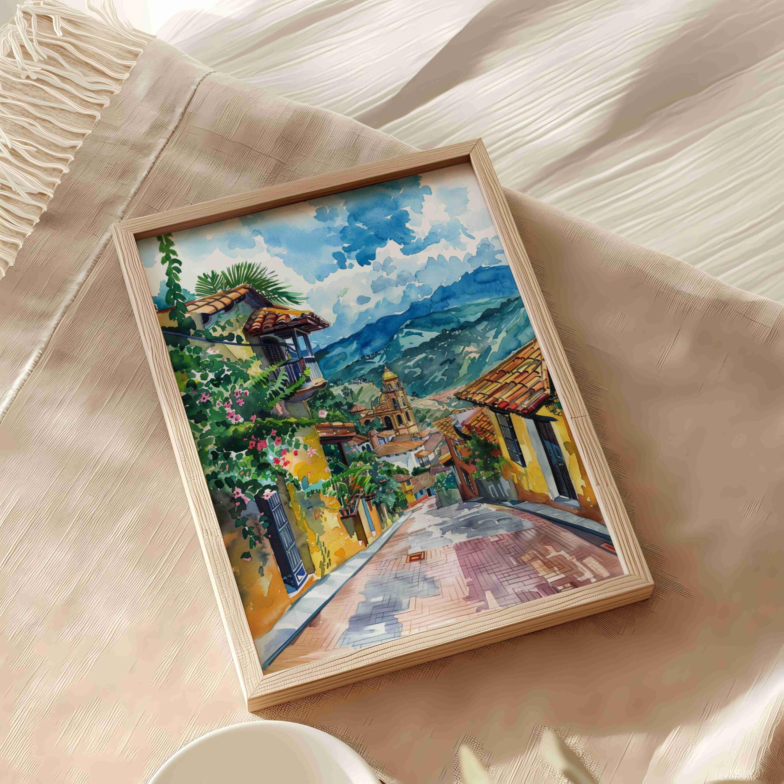 Colombia South America Watercolor Print: Travel Art Poster - Image 5