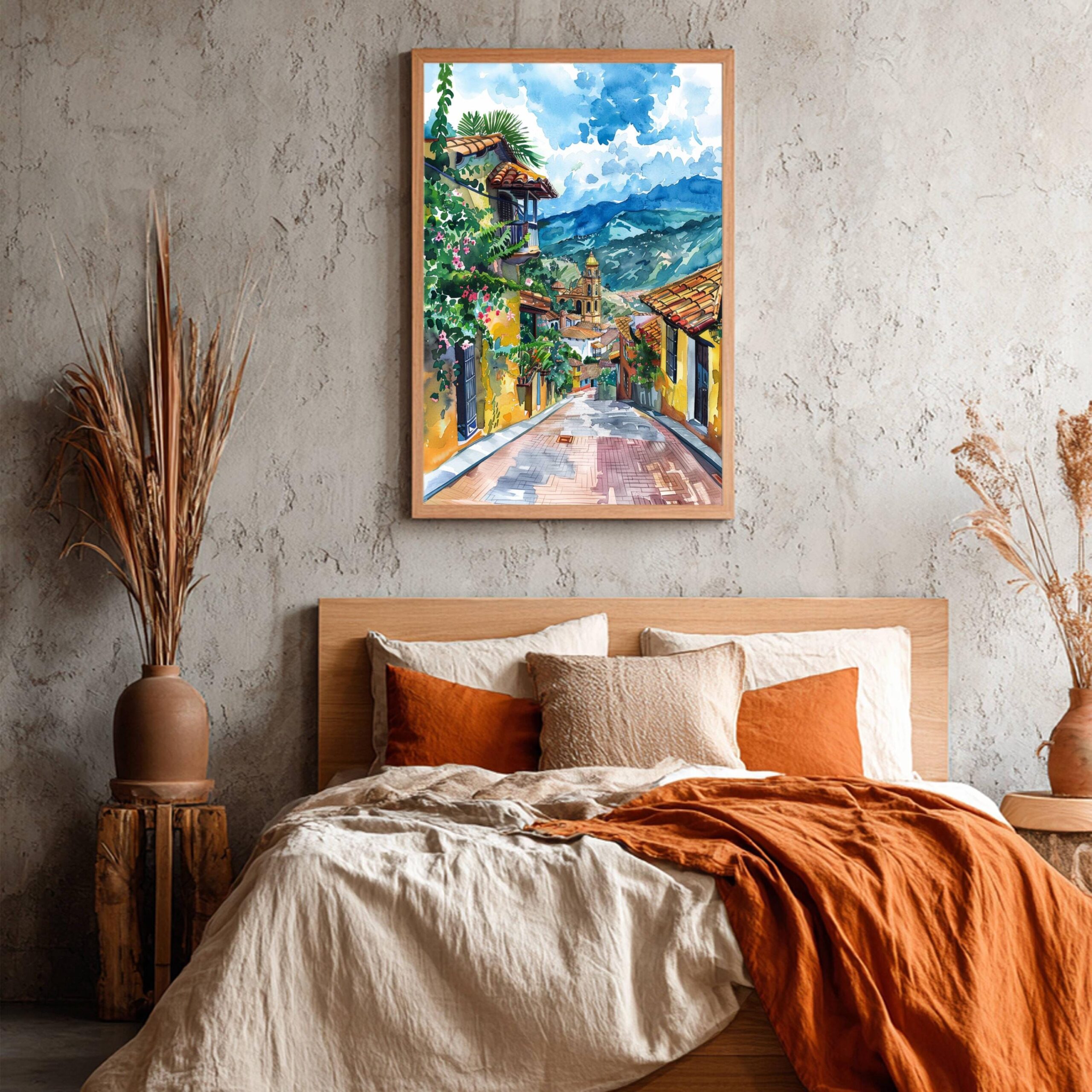 Colombia South America Watercolor Print: Travel Art Poster - Image 4