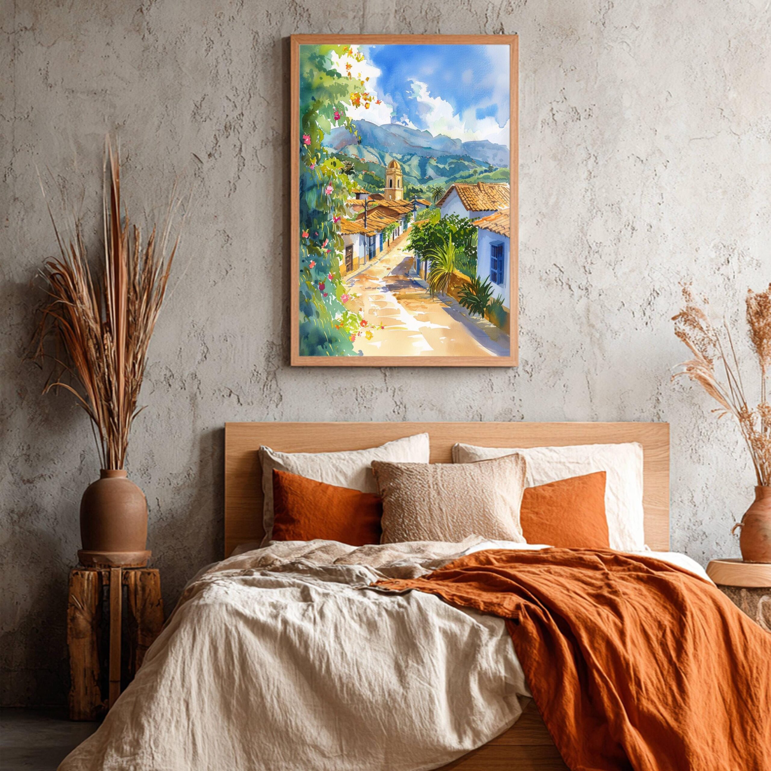 Colombia South America Watercolor Print: Travel Art Poster - Image 4