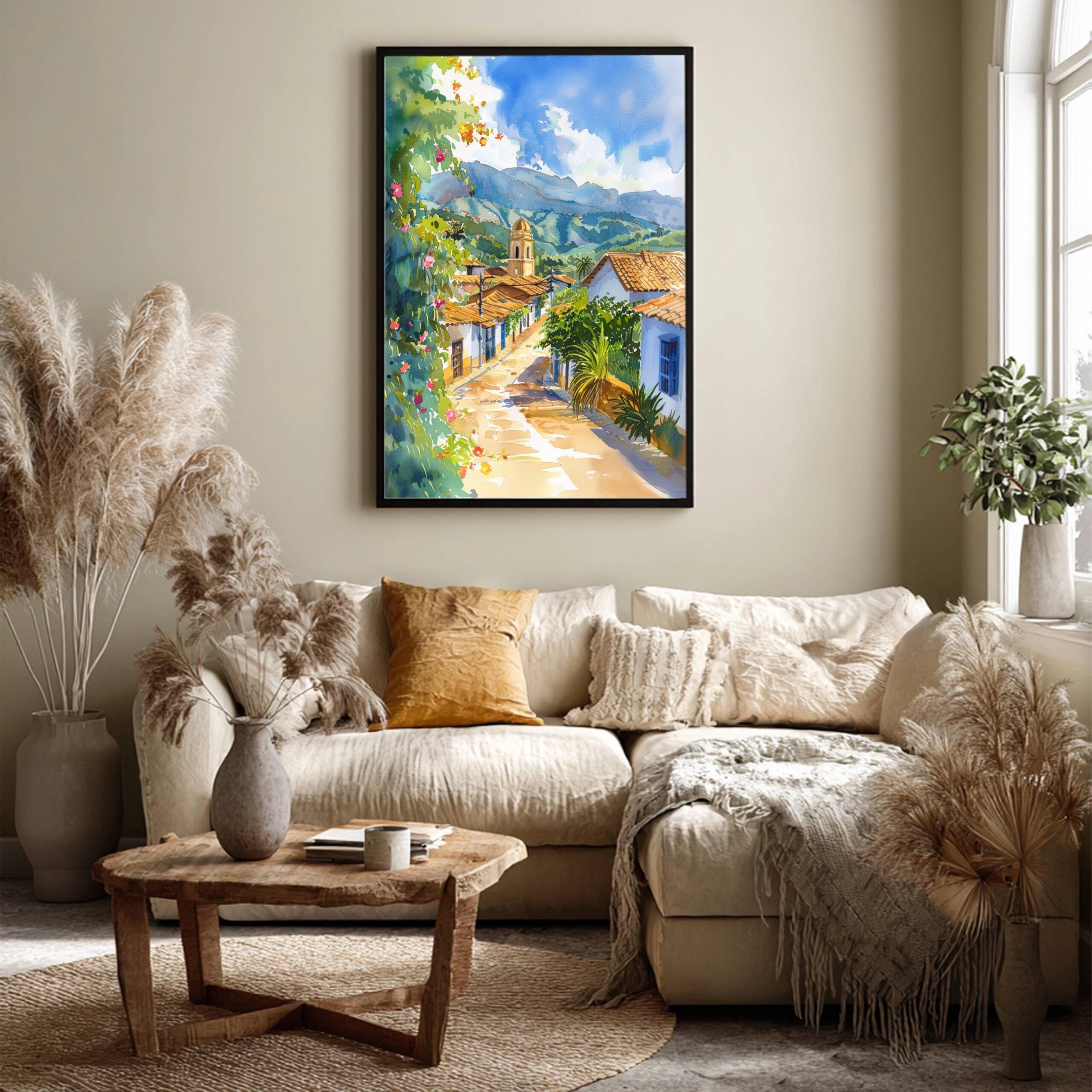 Colombia South America Watercolor Print: Travel Art Poster - Image 3