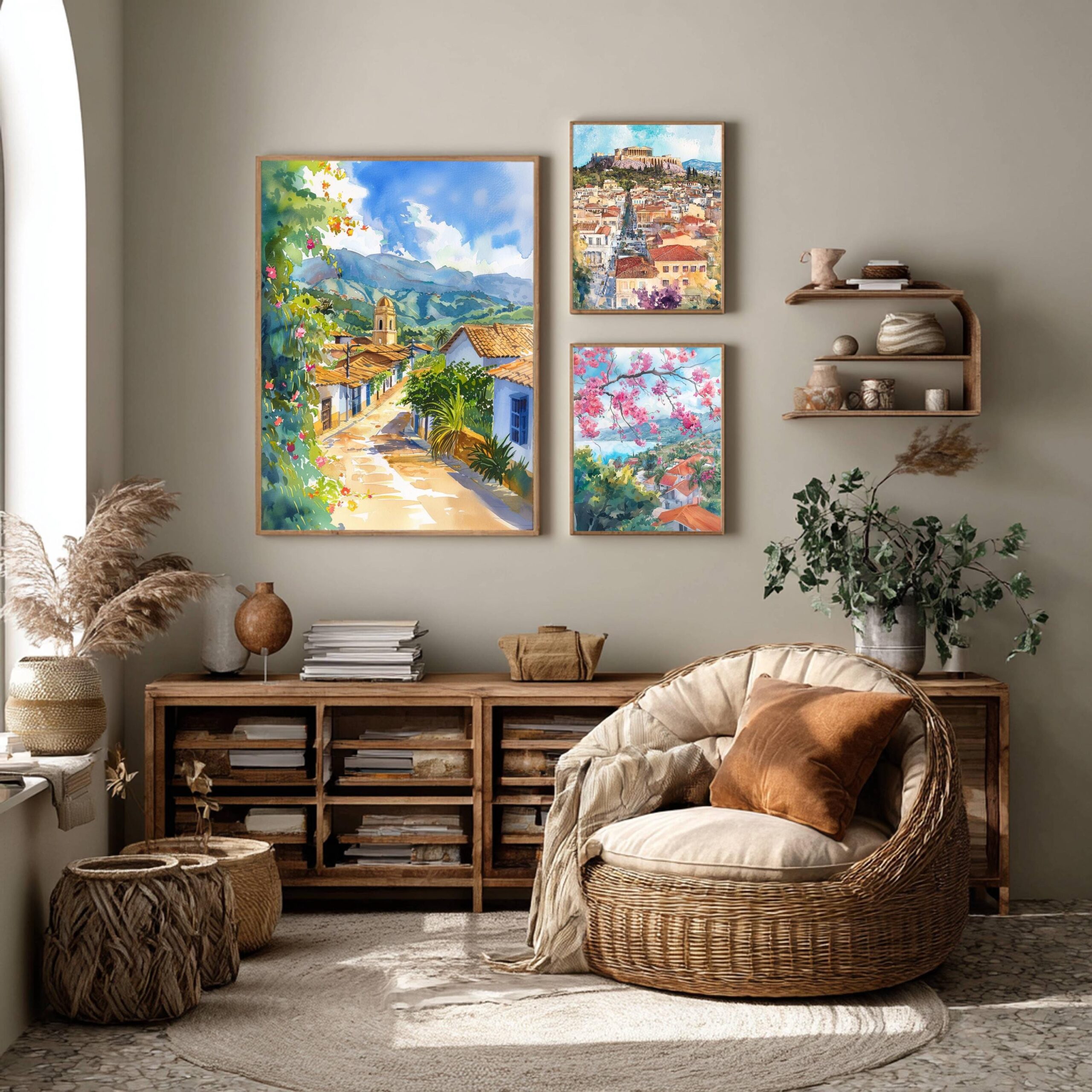 Colombia South America Watercolor Print: Travel Art Poster - Image 2