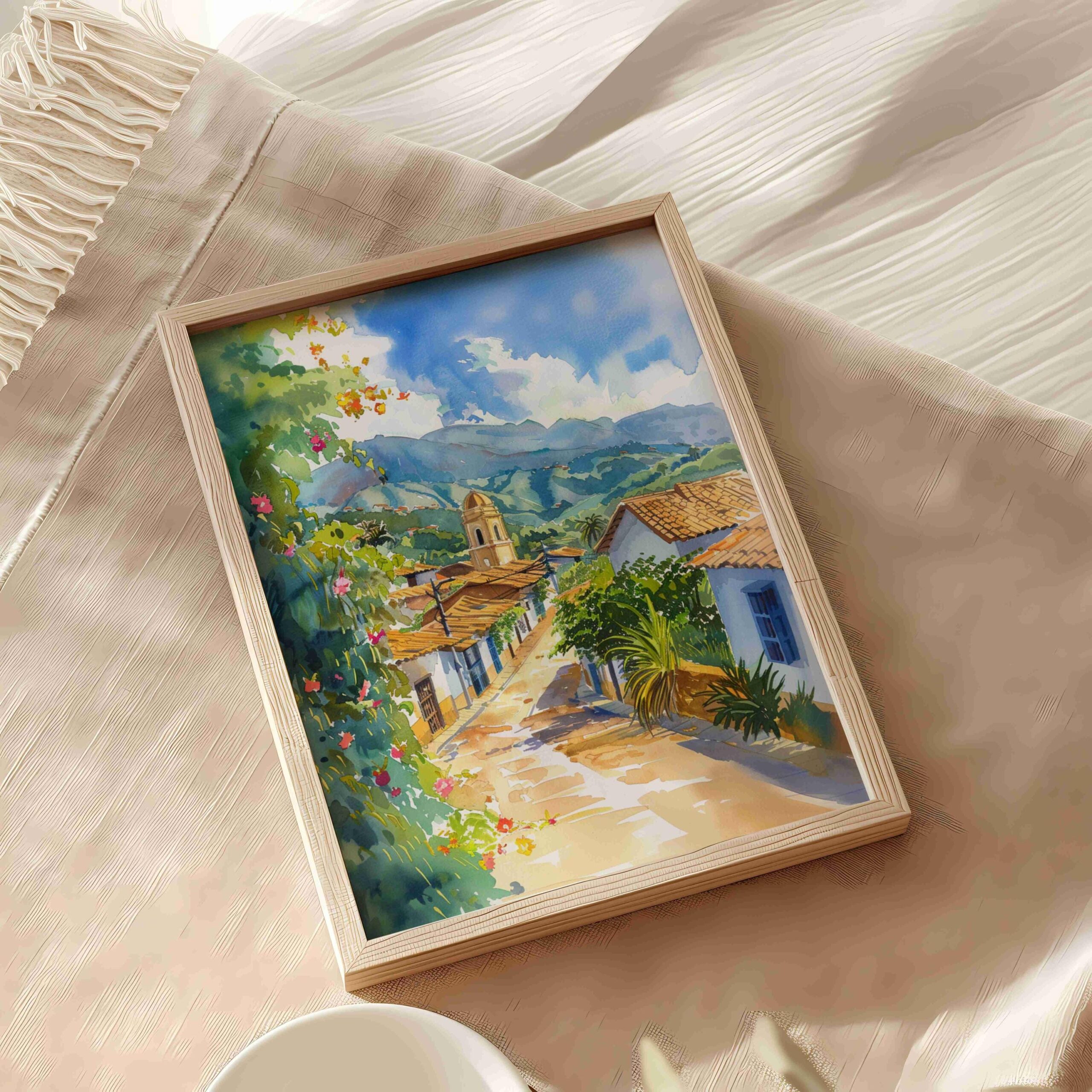Colombia South America Watercolor Print: Travel Art Poster - Image 5