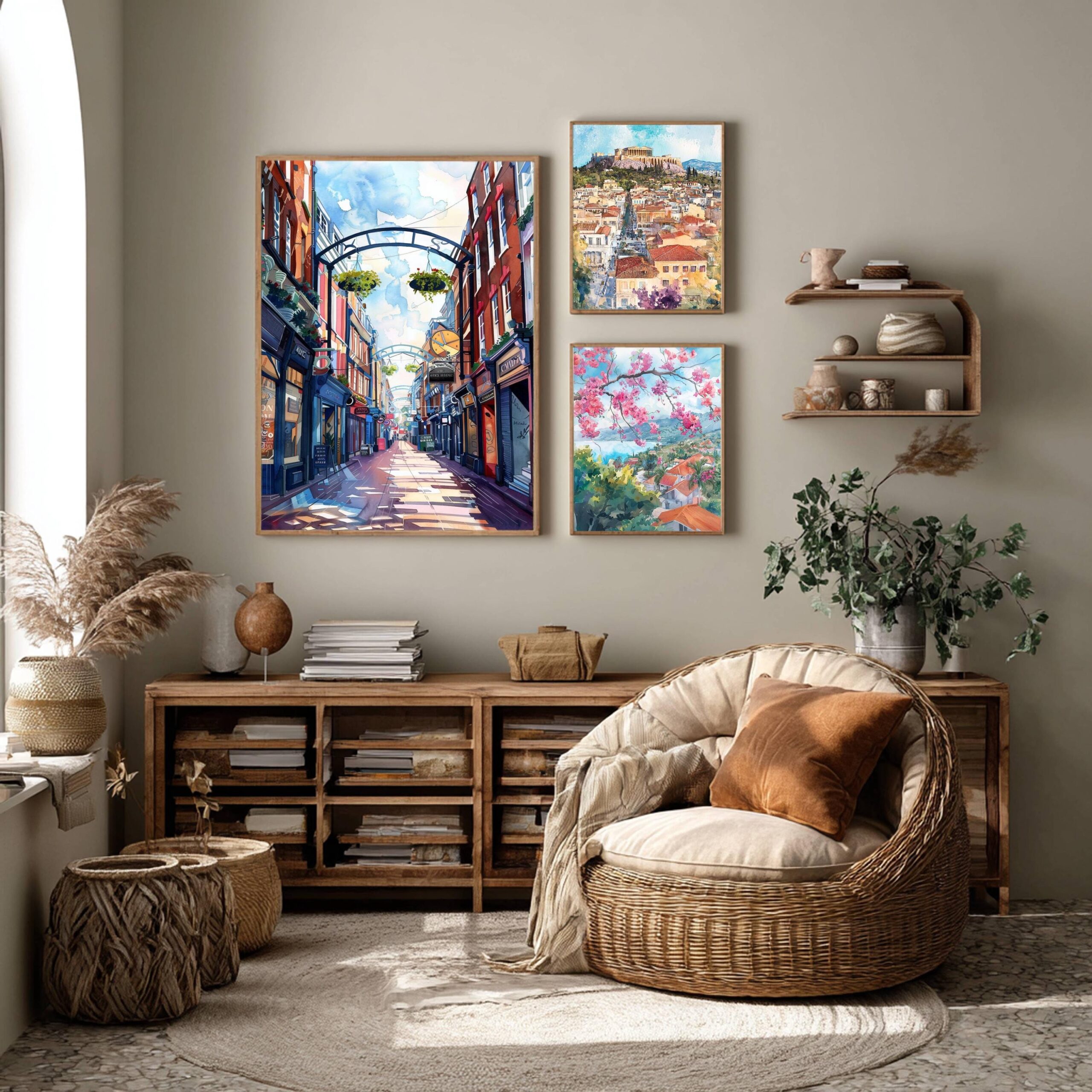 Carnaby Street London England Watercolor: United Kingdom Travel Art Poster - Image 2