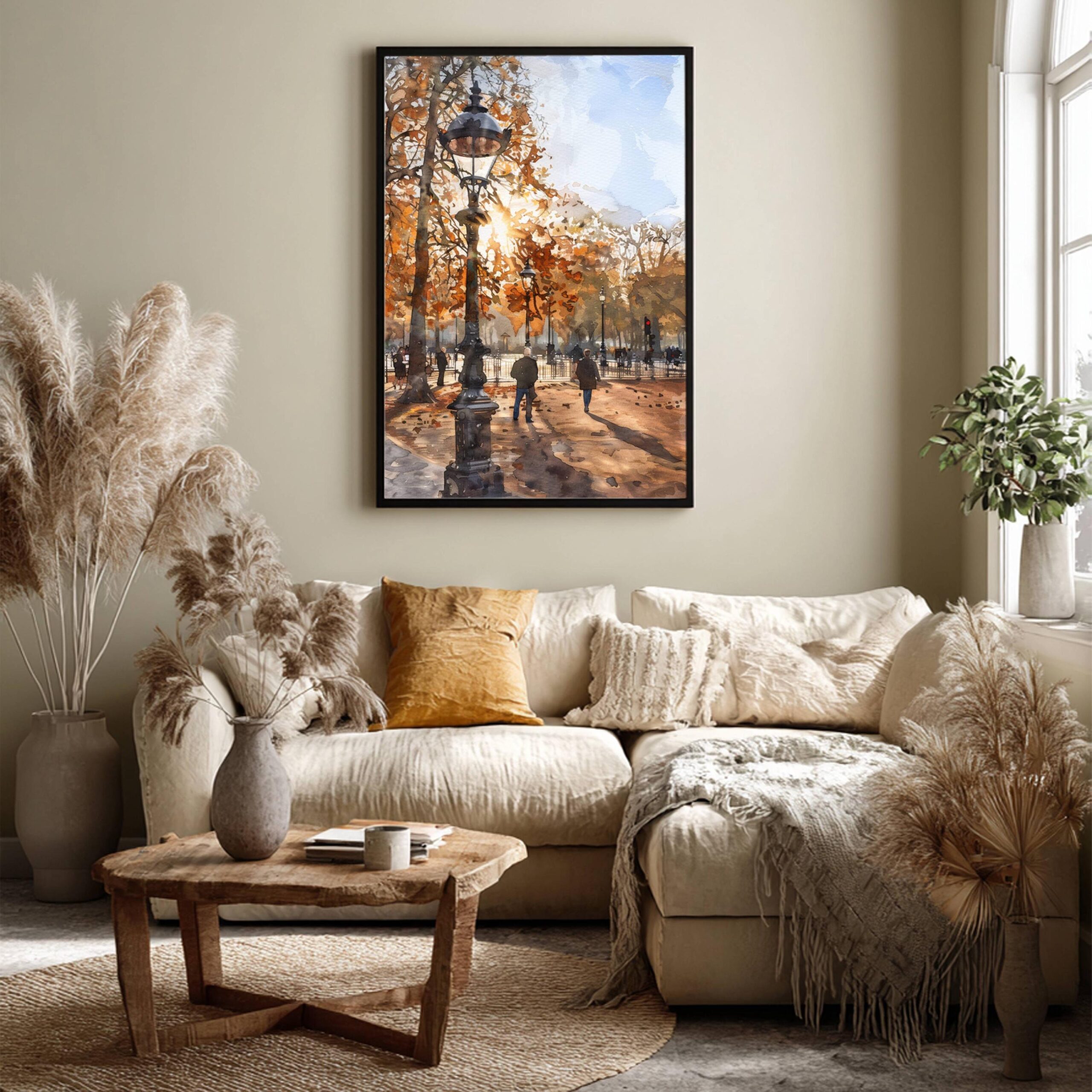 Hyde Park London England Watercolor Print: United Kingdom Travel Art Poster - Image 3