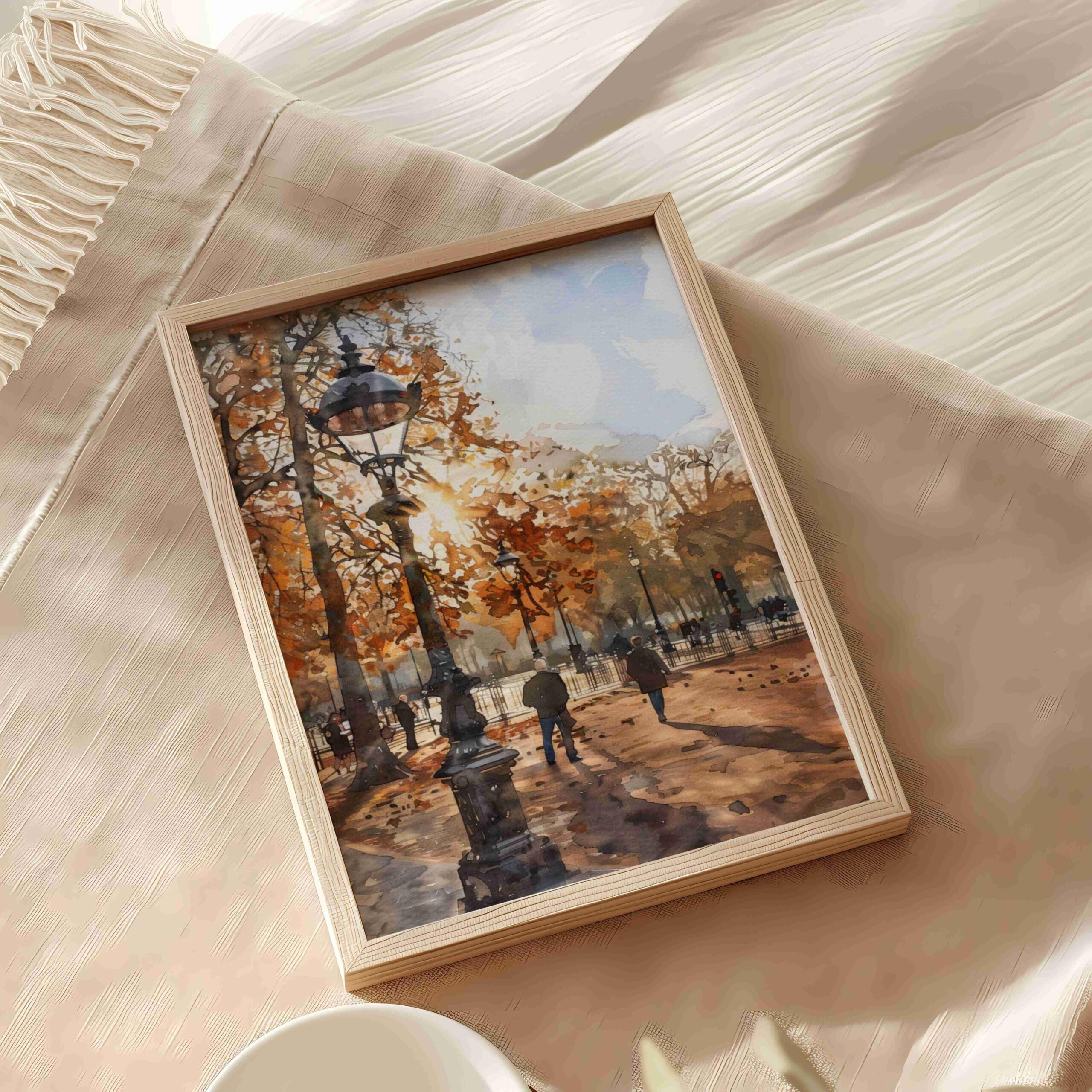 Hyde Park London England Watercolor Print: United Kingdom Travel Art Poster - Image 5