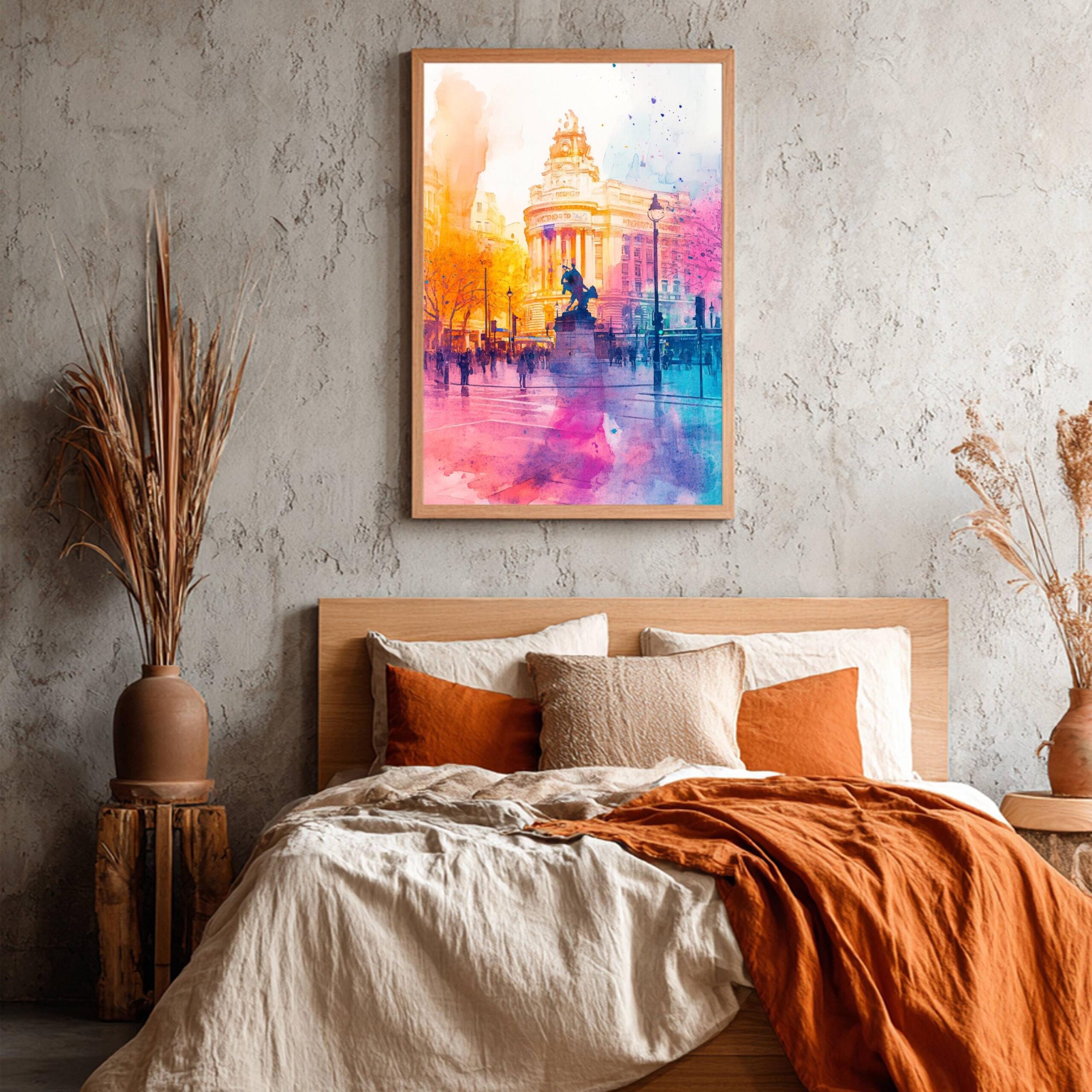 Piccadilly London England Watercolor: United Kingdom Travel Art Poster - Image 4