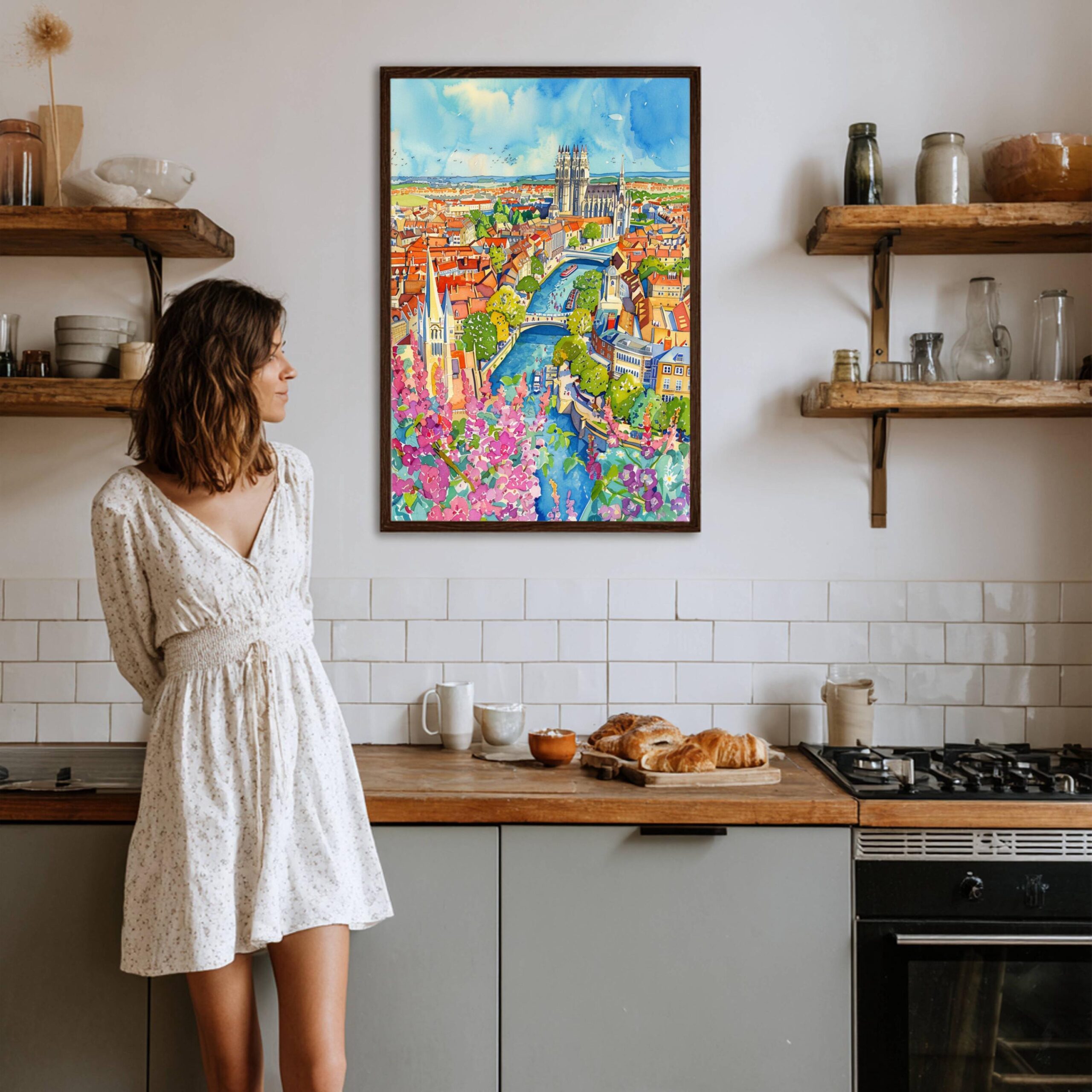 York England Watercolor: United Kingdom Travel Art Poster - Image 7