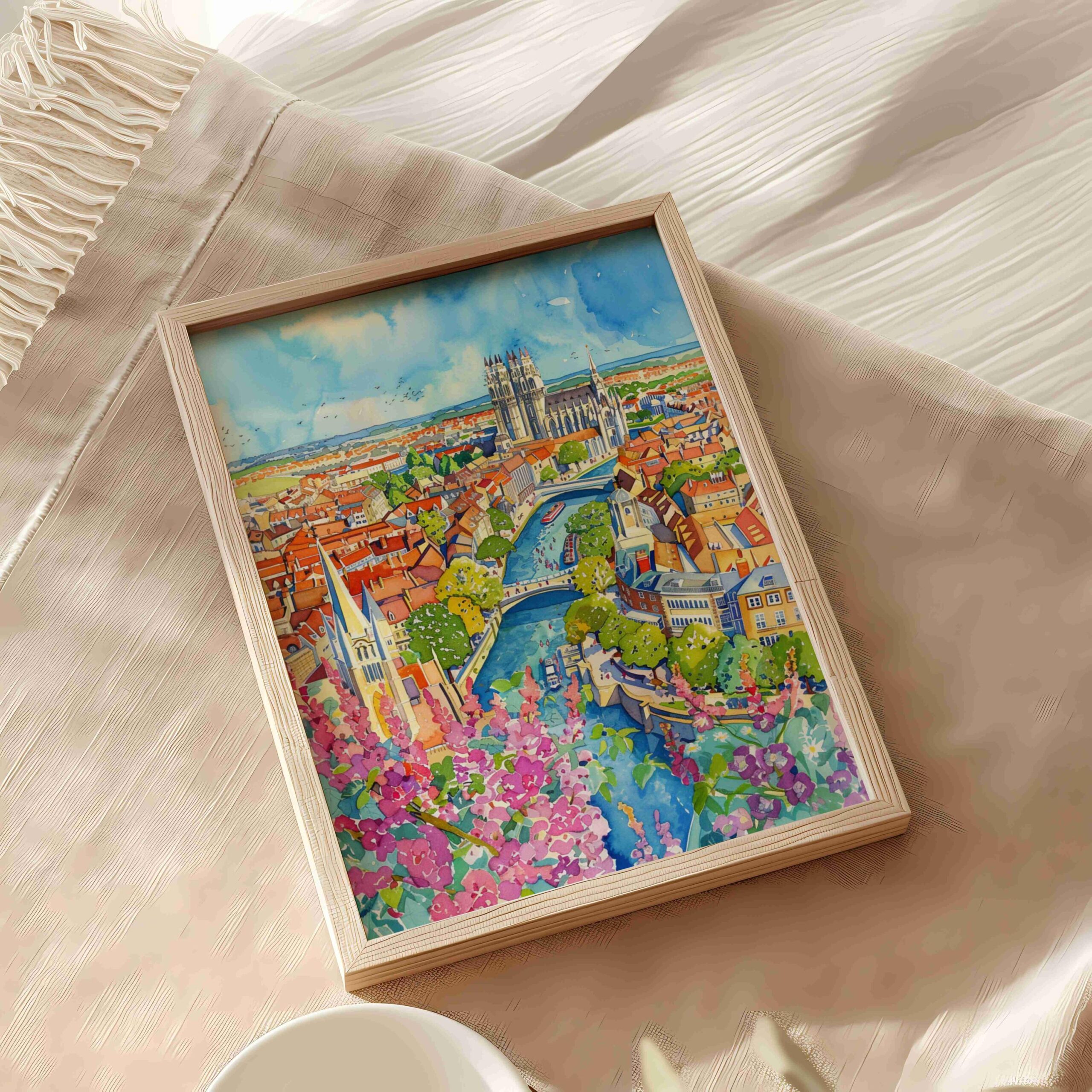 York England Watercolor: United Kingdom Travel Art Poster - Image 5