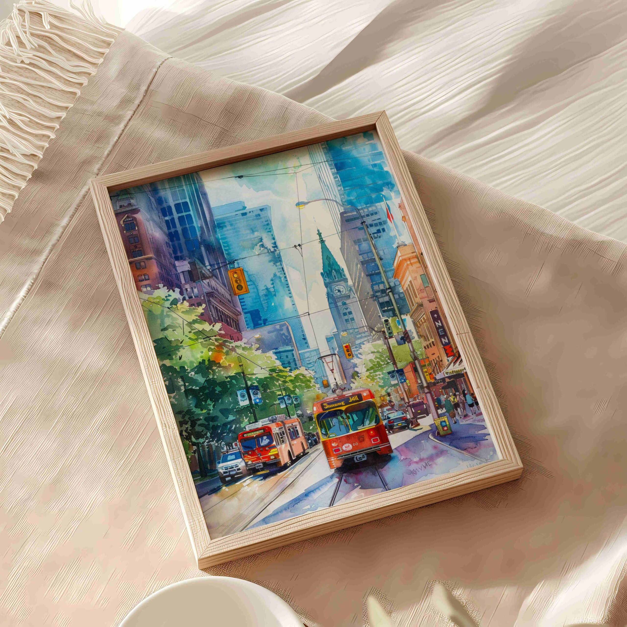 Winnipeg Canada North America Watercolor: Travel Art Poster Print - Image 5
