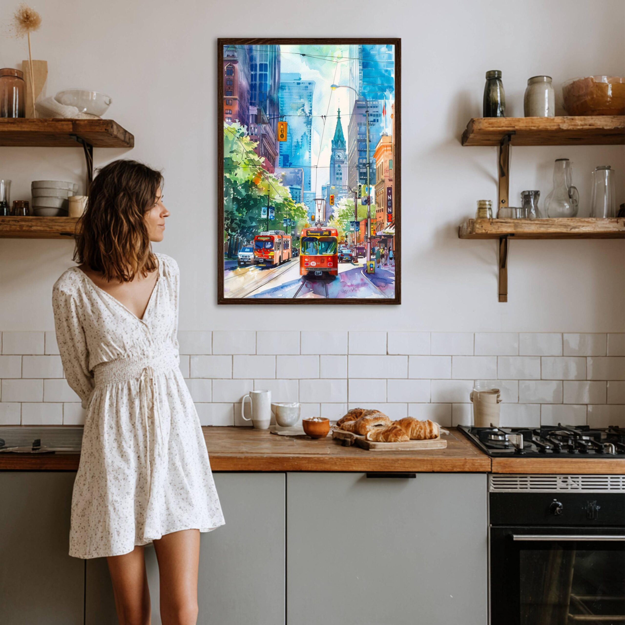 Winnipeg Canada North America Watercolor: Travel Art Poster Print - Image 7