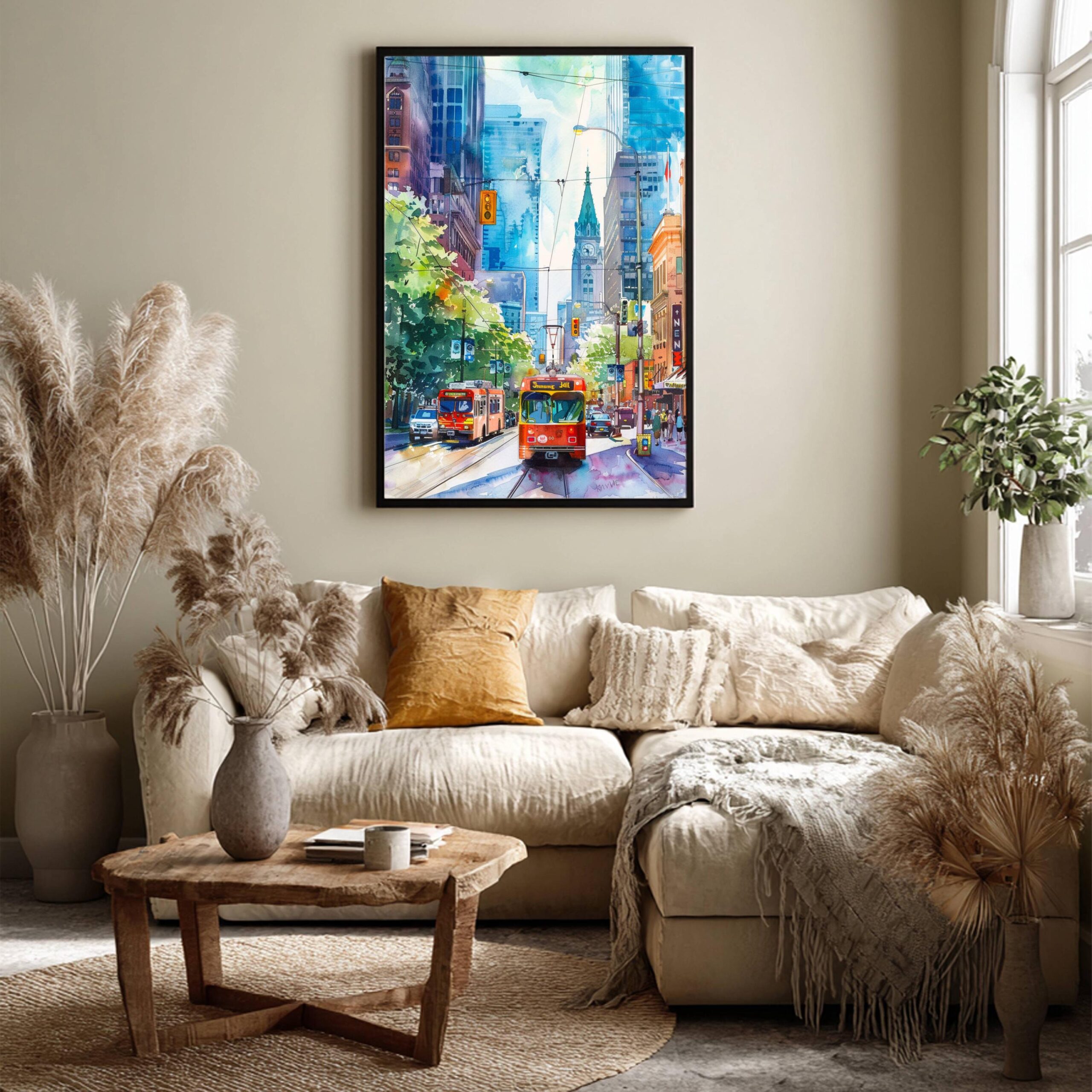 Winnipeg Canada North America Watercolor: Travel Art Poster Print - Image 3