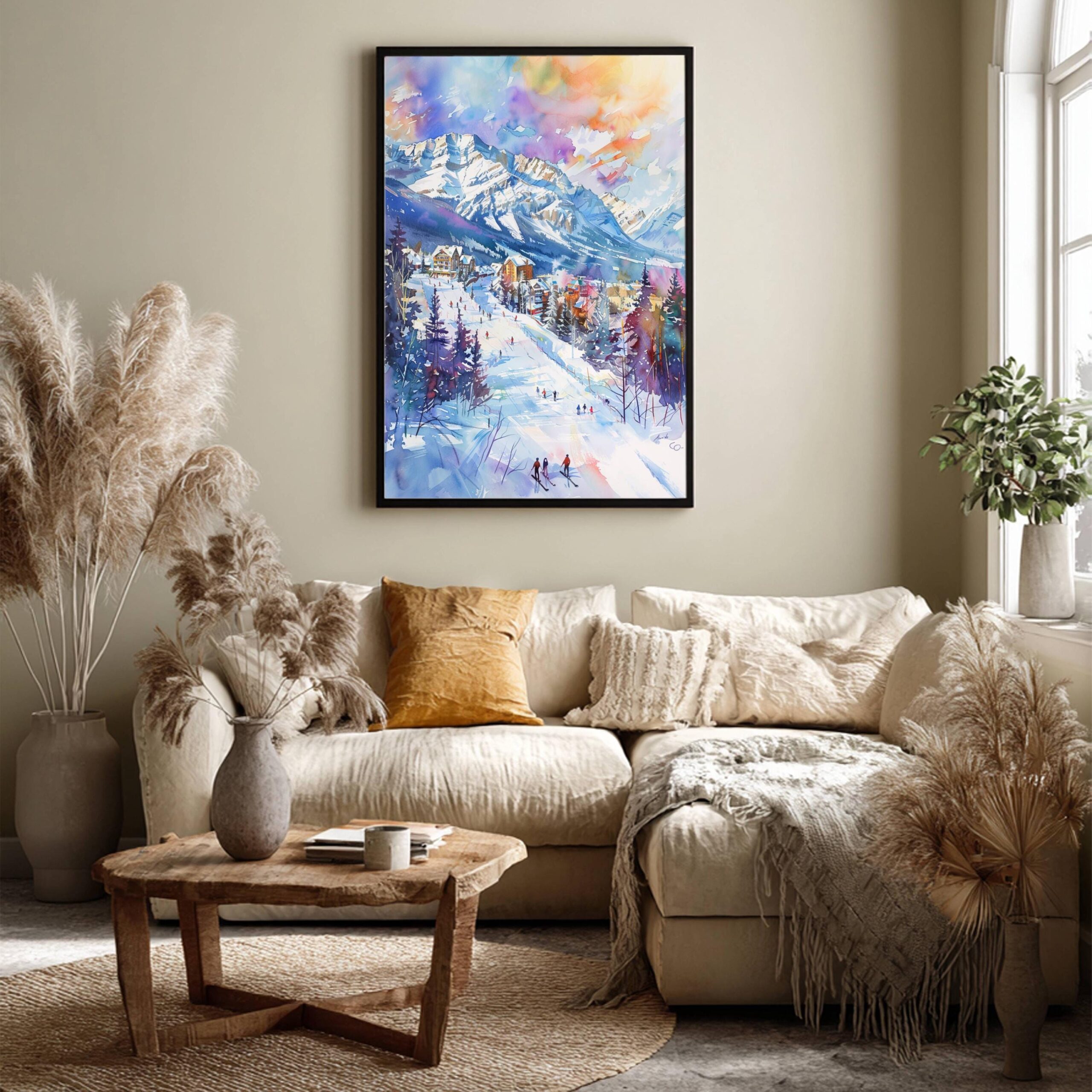 Jasper Canada North America Watercolor Print: Travel Art Poster - Image 3