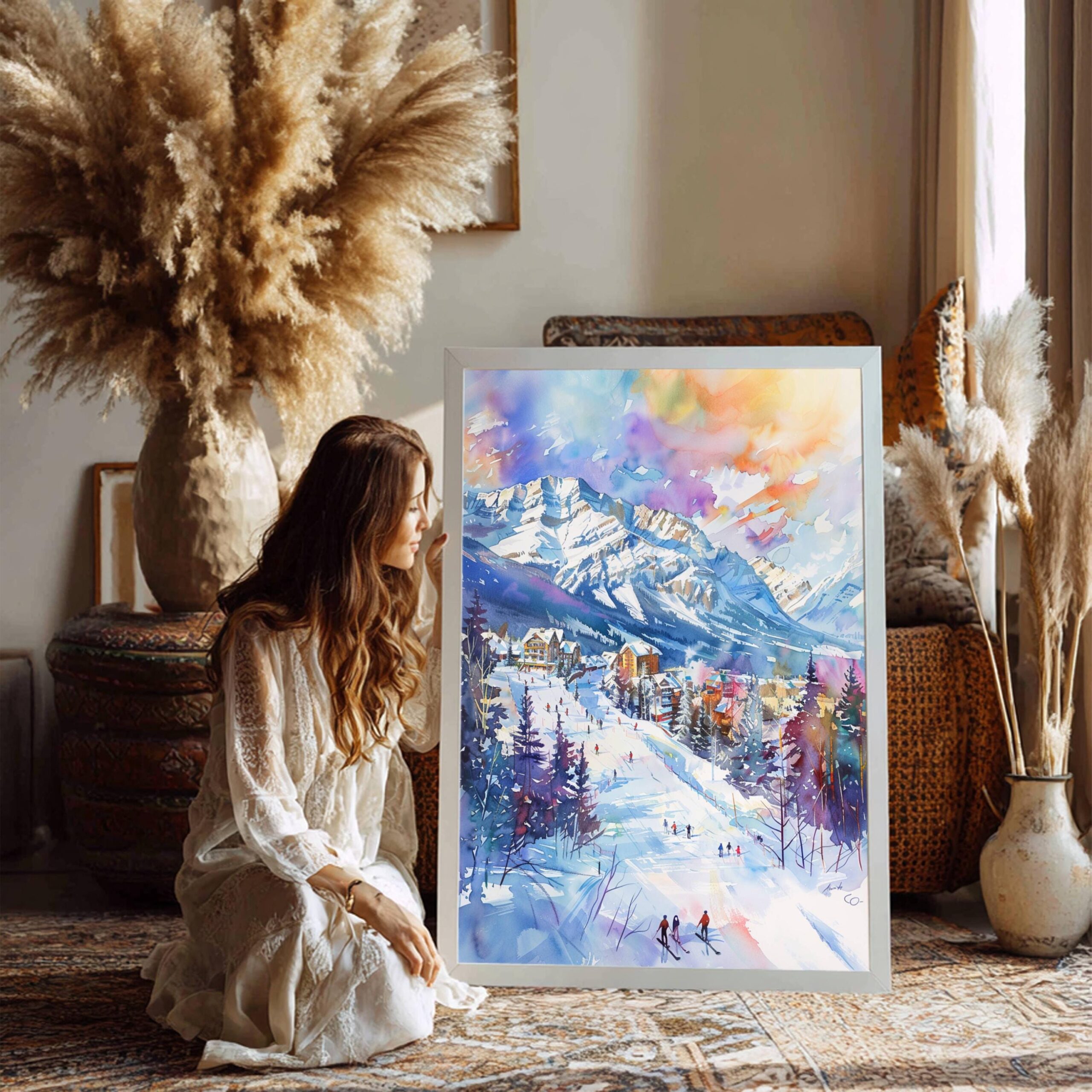 Jasper Canada North America Watercolor Print: Travel Art Poster - Image 8