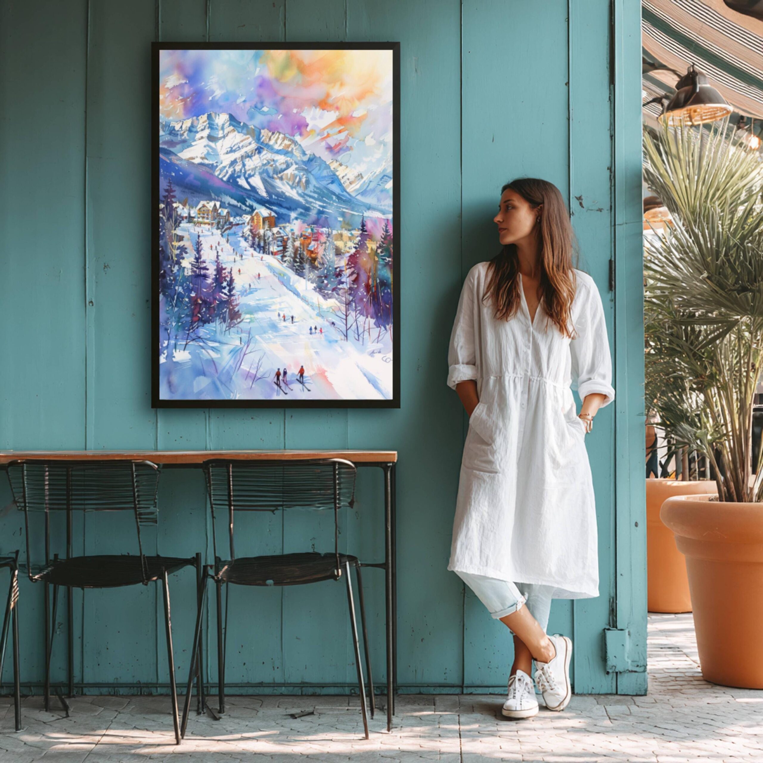 Jasper Canada North America Watercolor Print: Travel Art Poster - Image 6