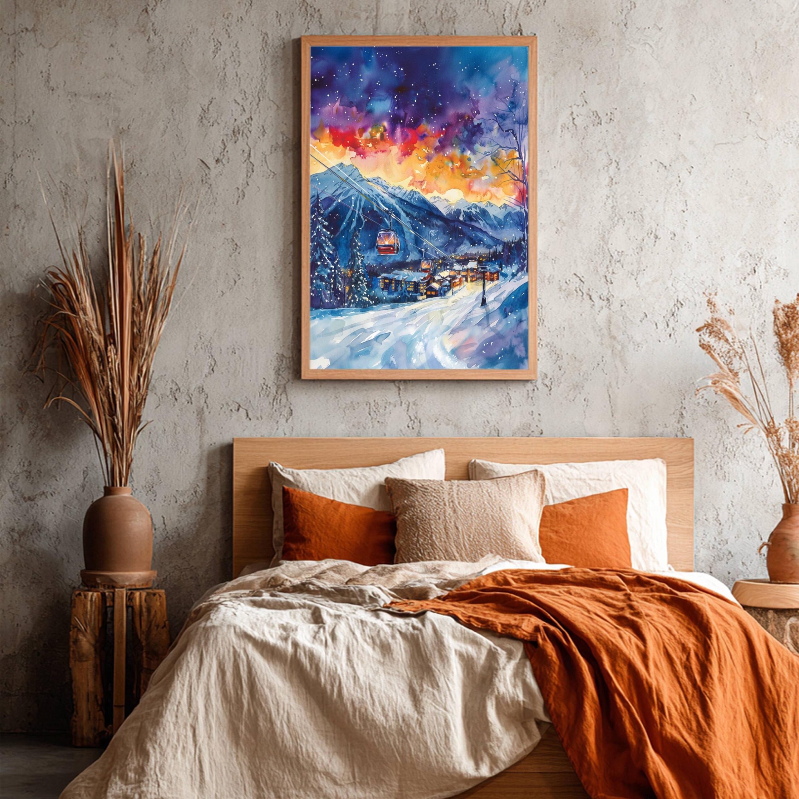 Fernie Canada North America Watercolor Print: Travel Art Poster - Image 4