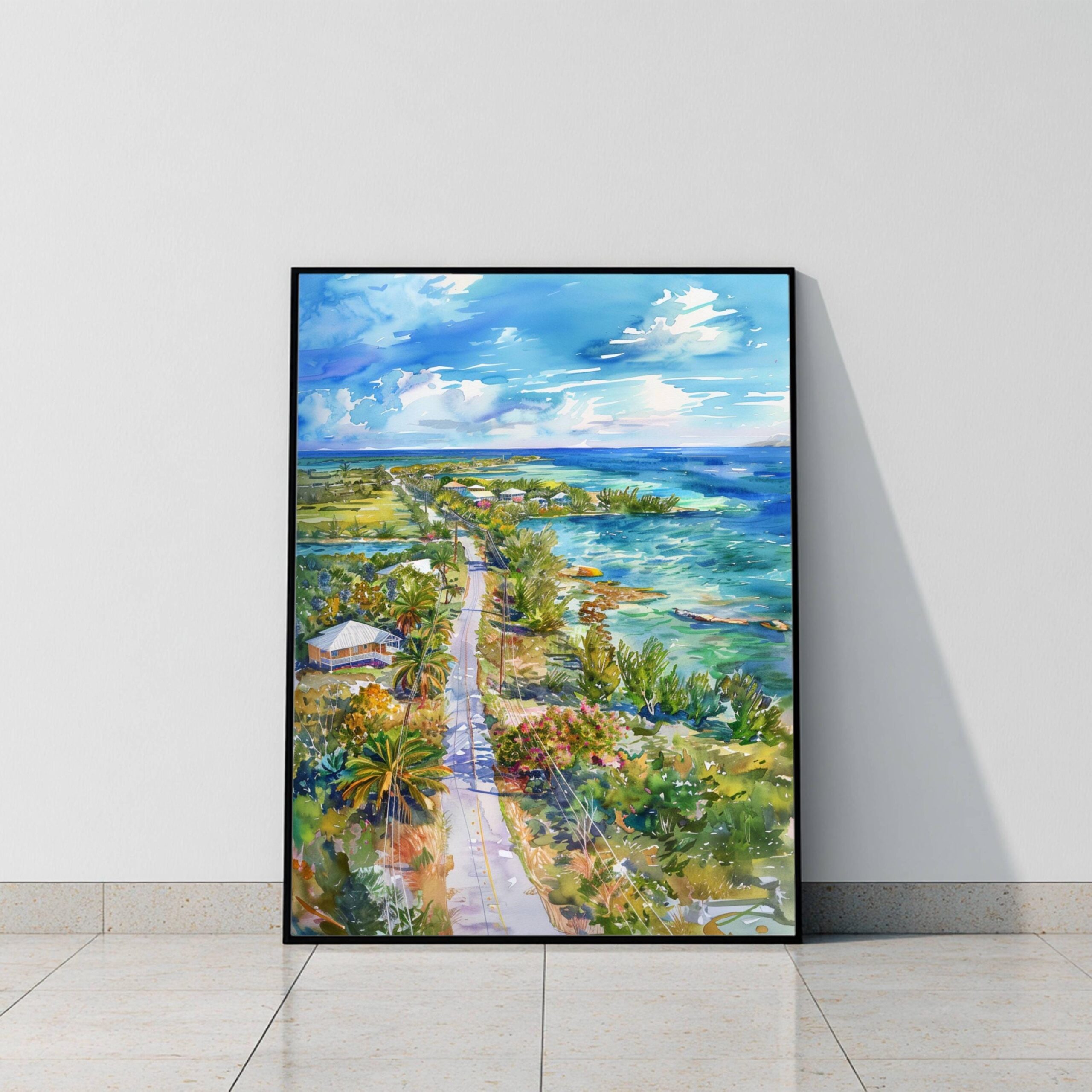 Big Pine Key Florida USA Watercolor: American Travel Art Poster - Image 9