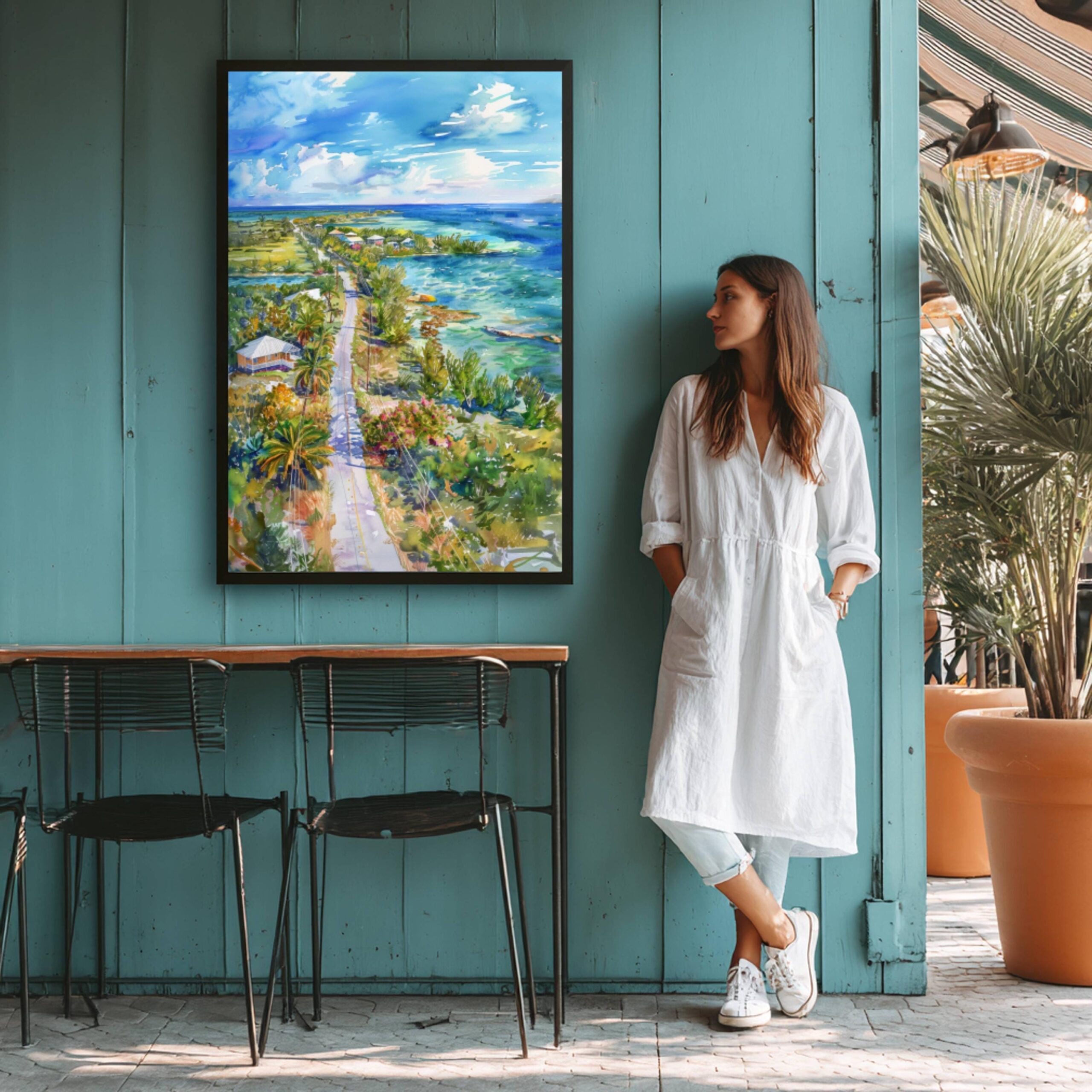 Big Pine Key Florida USA Watercolor: American Travel Art Poster - Image 6