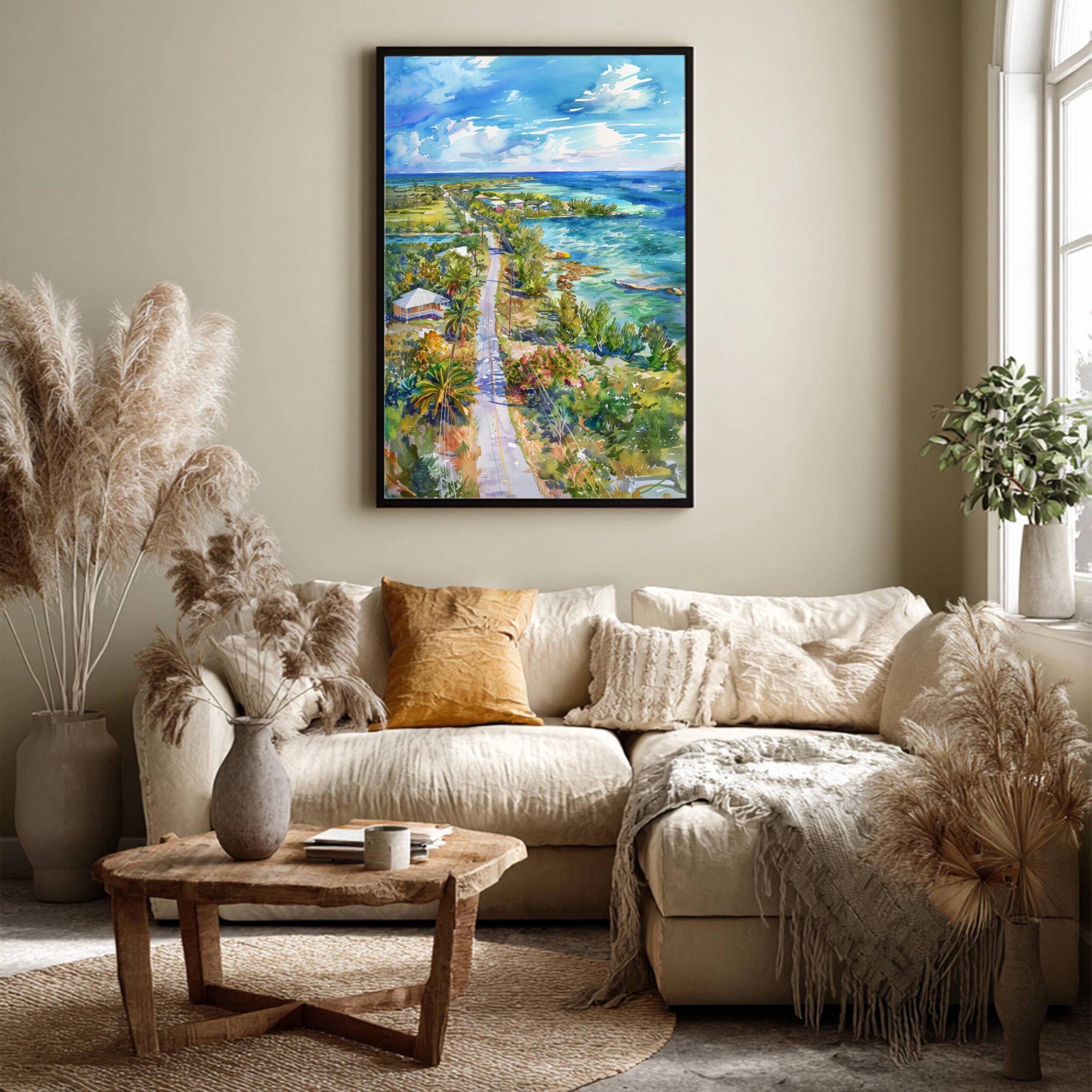 Big Pine Key Florida USA Watercolor: American Travel Art Poster - Image 3