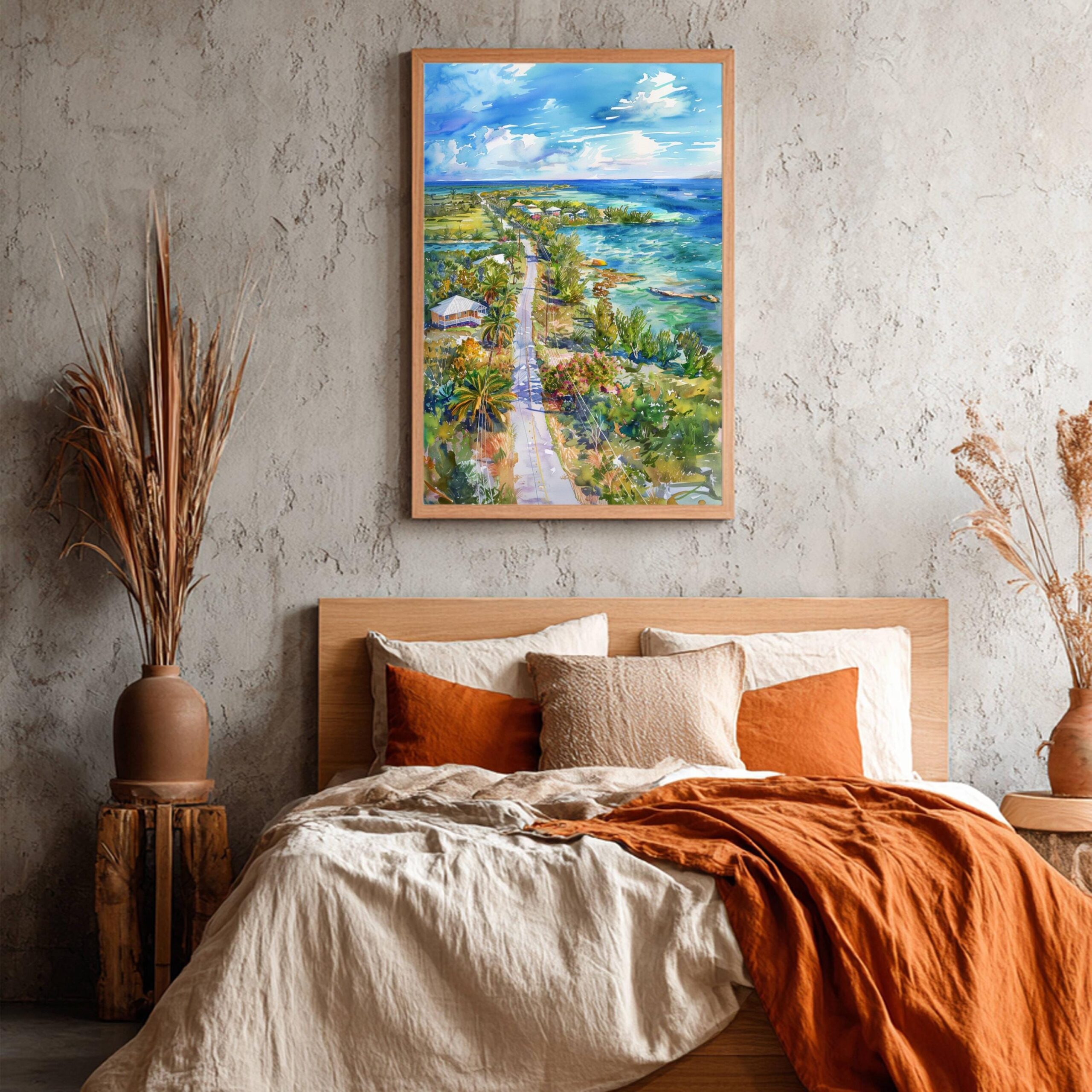 Big Pine Key Florida USA Watercolor: American Travel Art Poster - Image 4