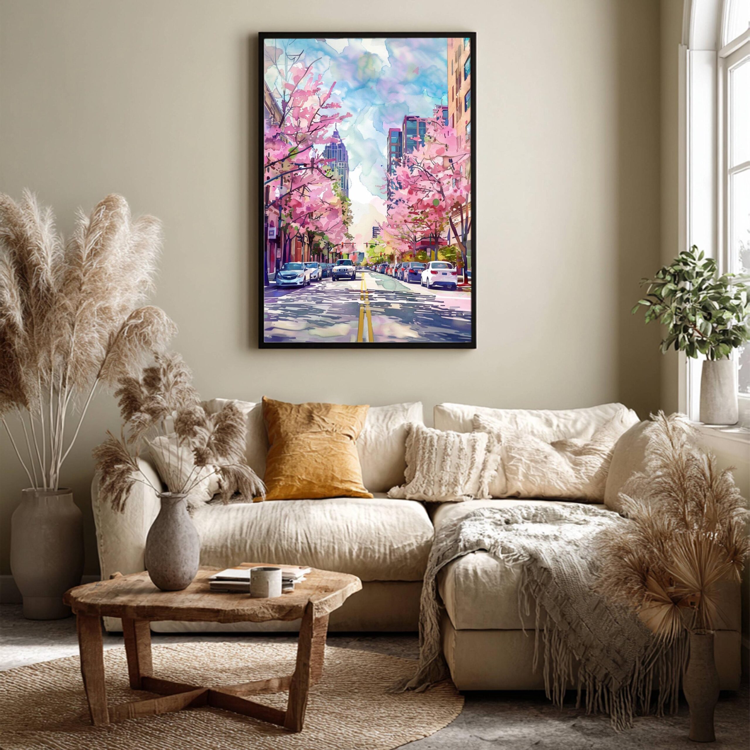 Atlanta Georgia USA Watercolor: Travel Art Poster - Image 3