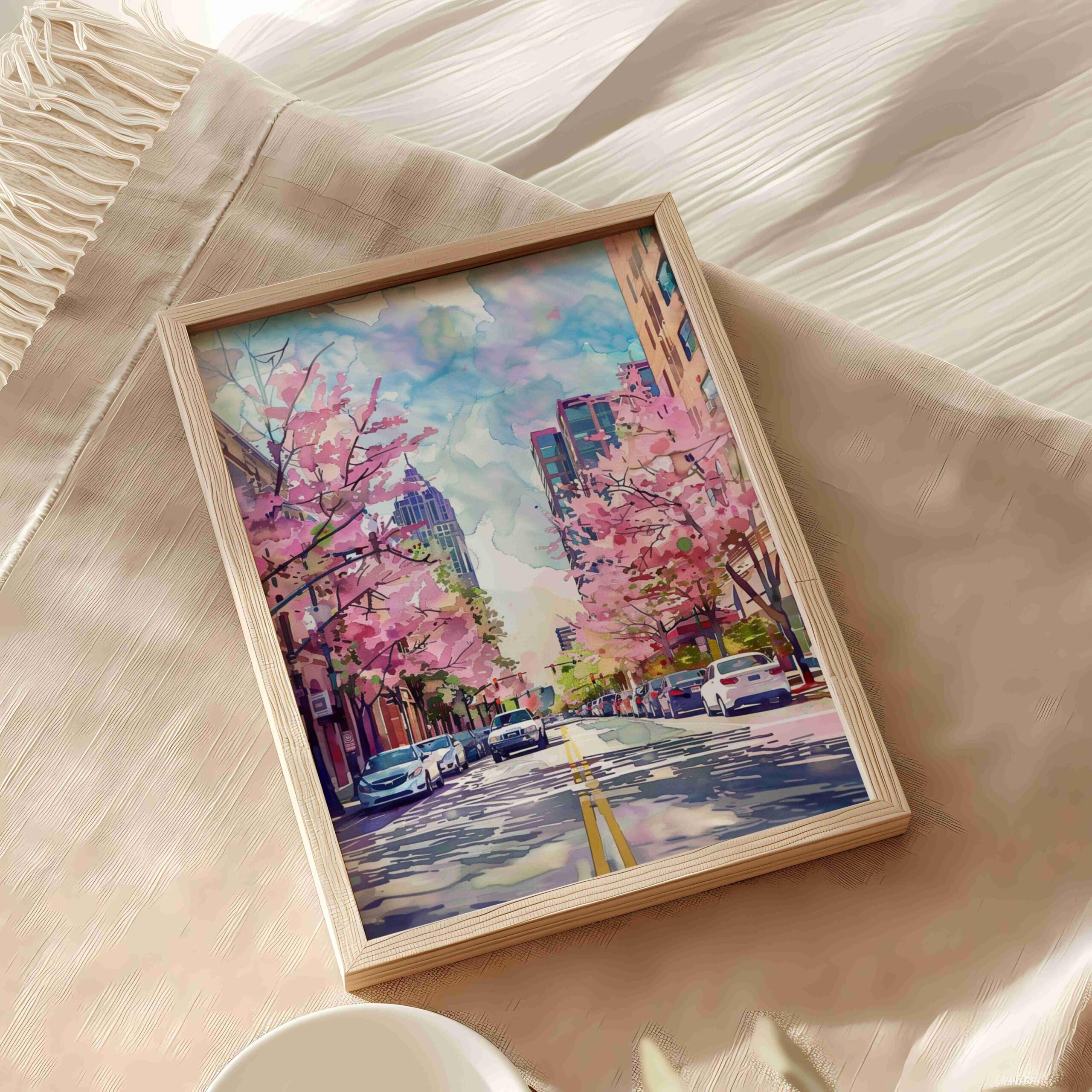 Atlanta Georgia USA Watercolor: Travel Art Poster - Image 5