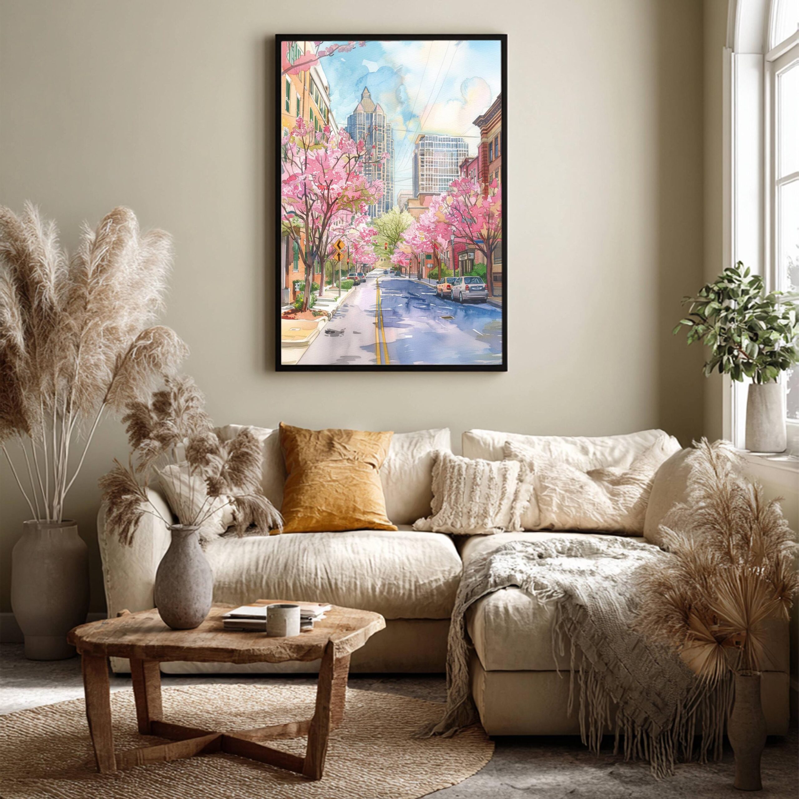 Atlanta Georgia USA Watercolor: Travel Art Poster - Image 3