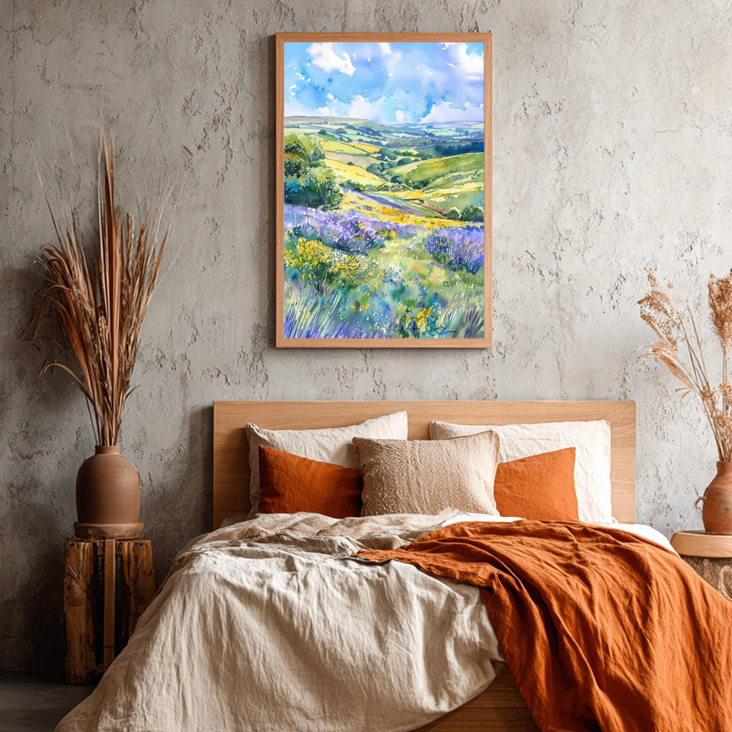 South Downs National Park England Watercolor: United Kingdom Travel Art Poster - Image 4