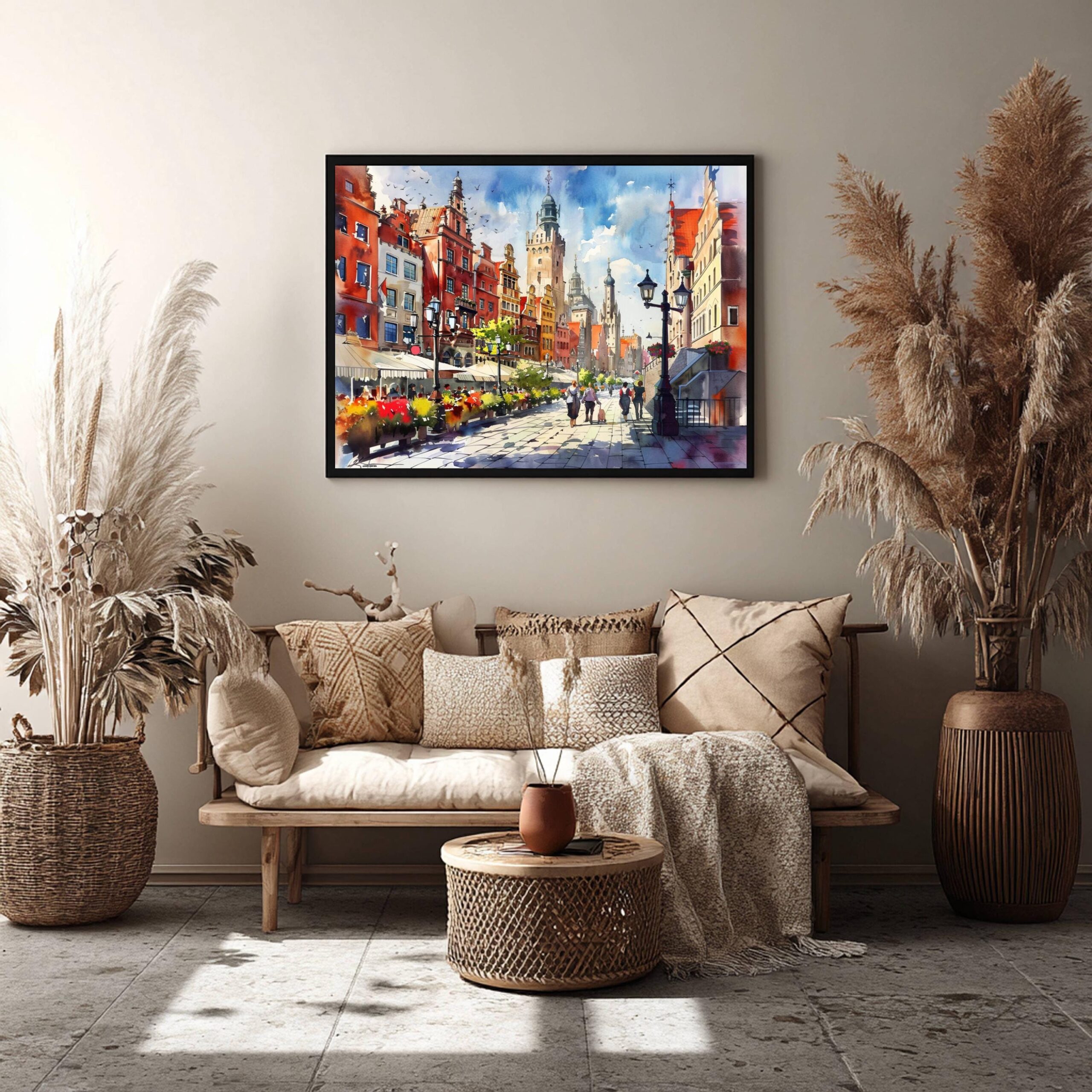 Gdansk Poland Watercolor Print: European Travel Art Poster - Image 7