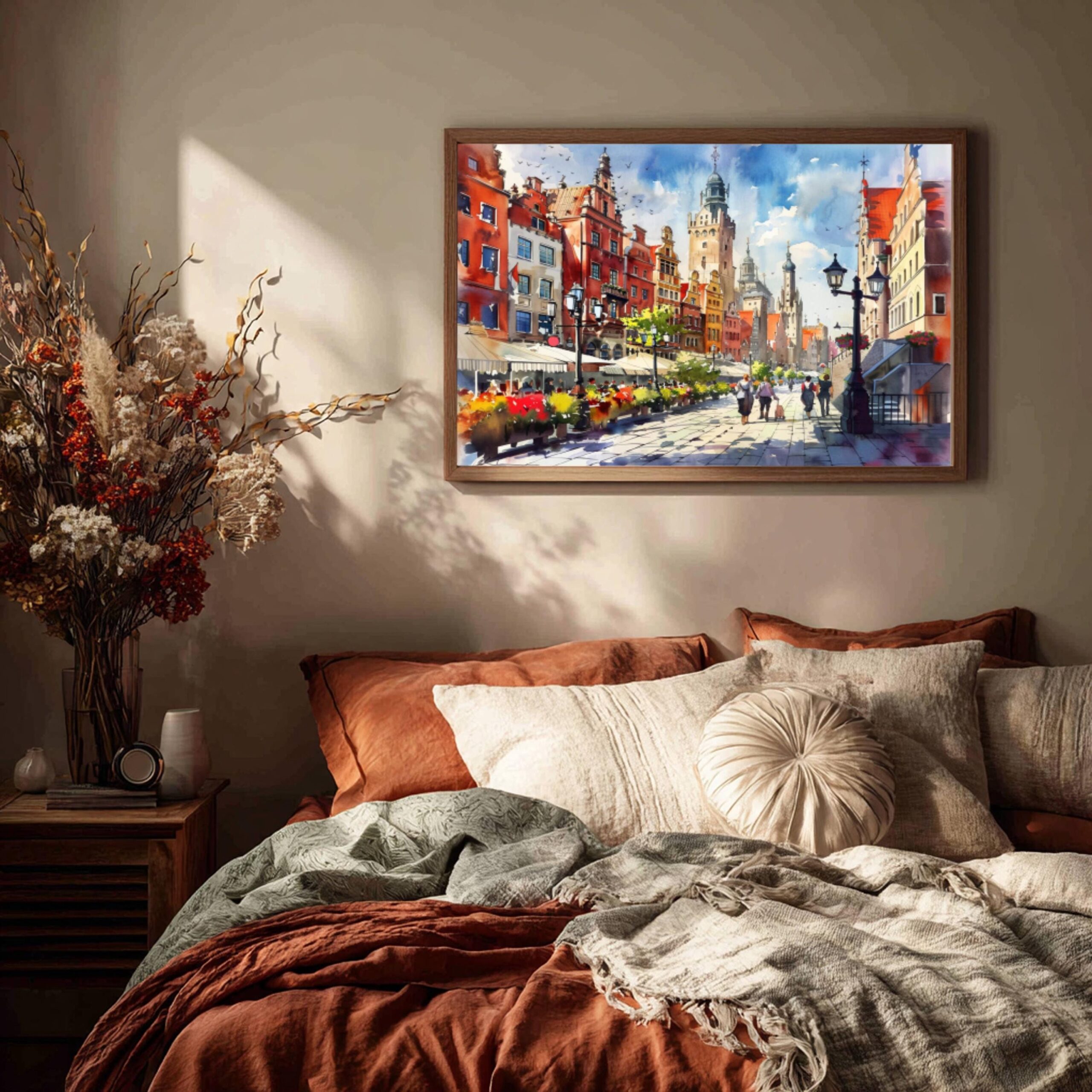 Gdansk Poland Watercolor Print: European Travel Art Poster - Image 8