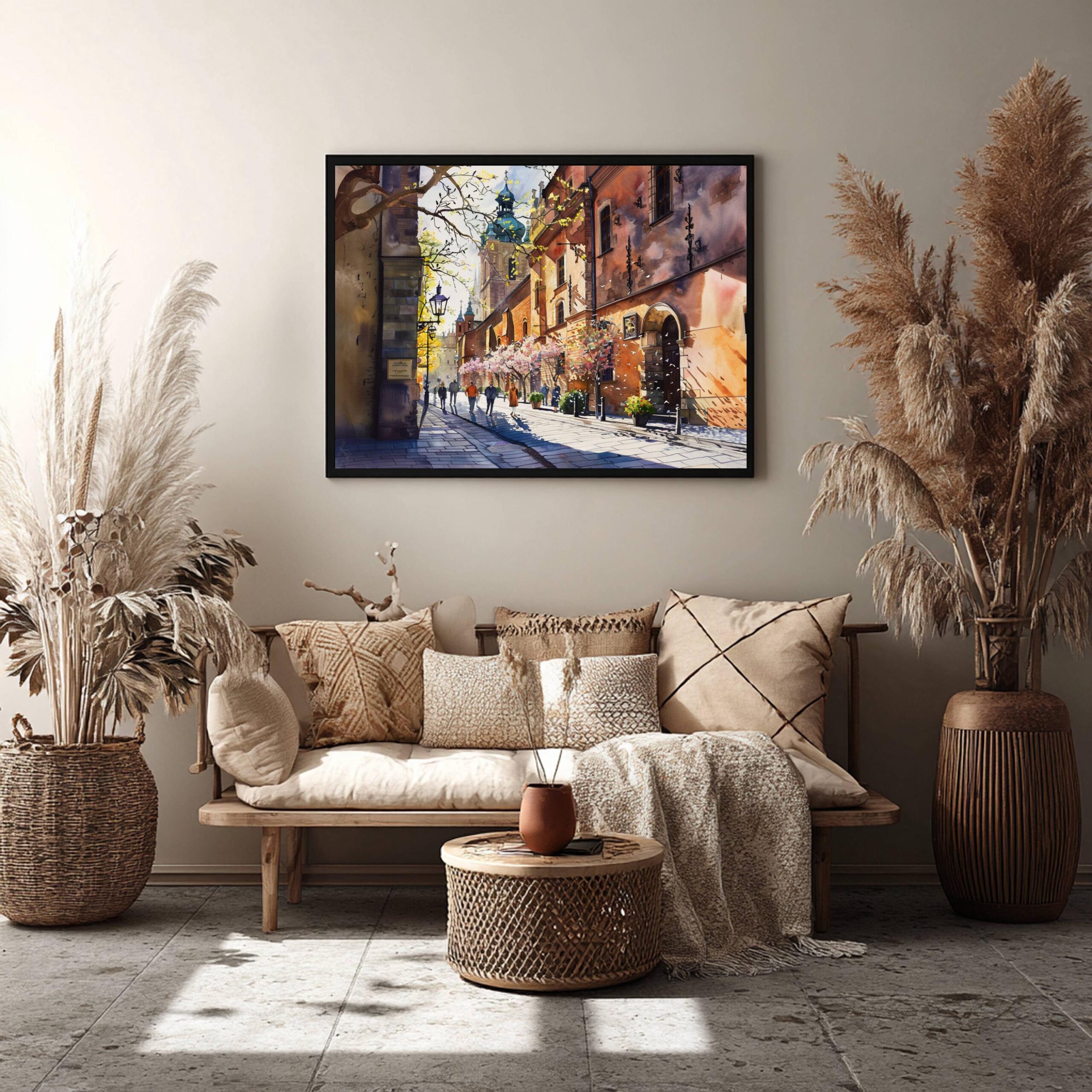 Krakow Poland Watercolor Print: European Travel Art Poster - Image 8