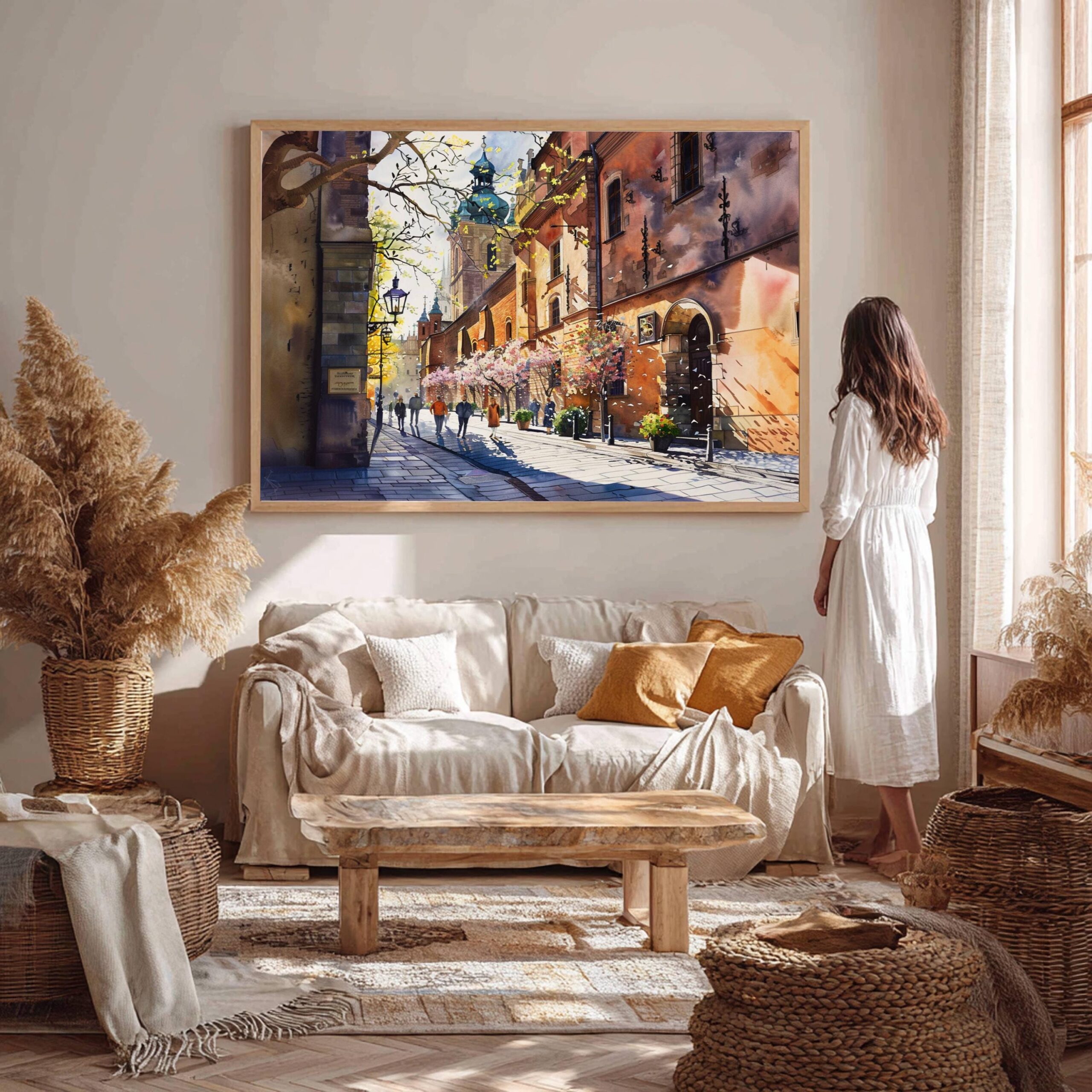 Krakow Poland Watercolor Print: European Travel Art Poster - Image 10