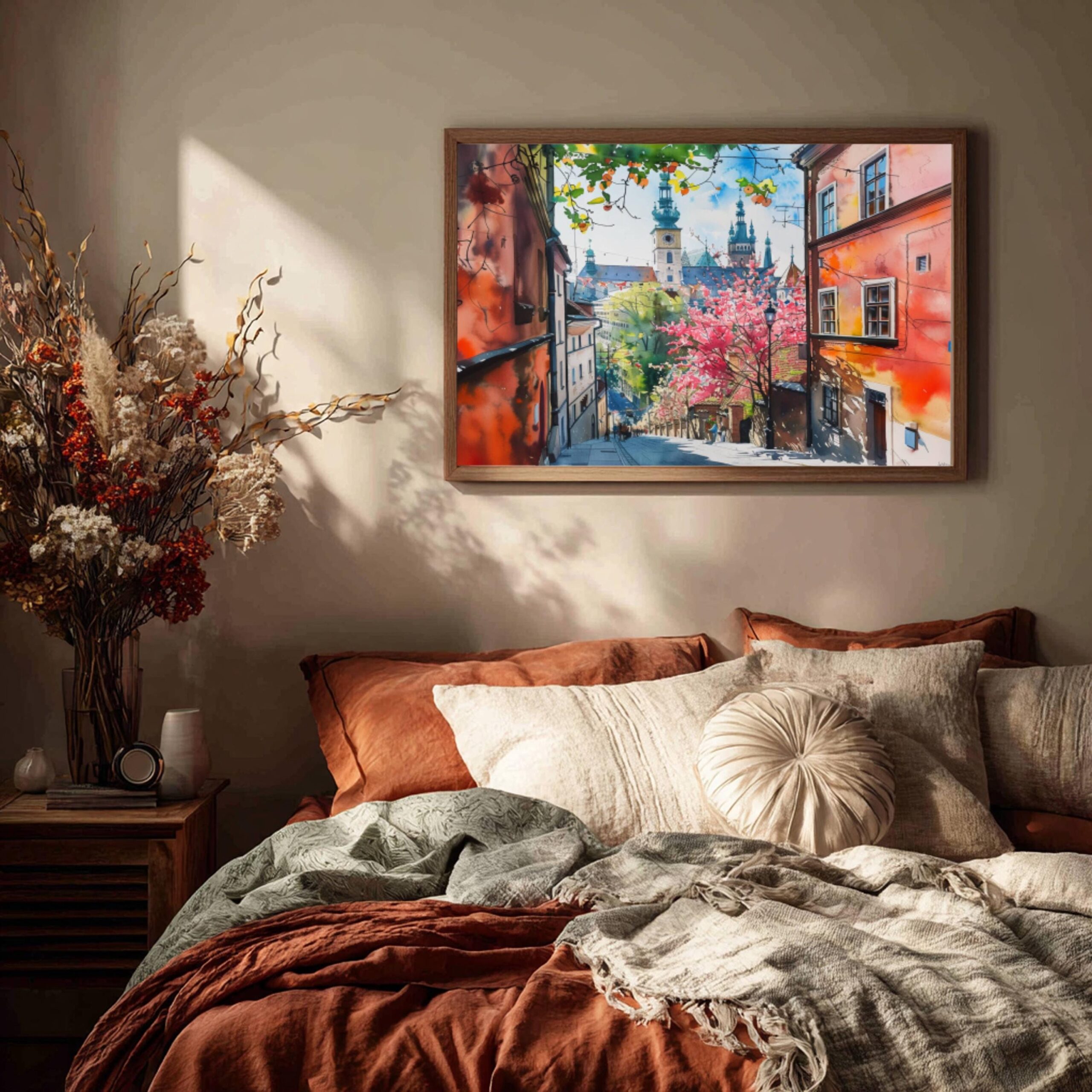 Krakow Poland Watercolor Print: European Travel Art Poster - Image 8
